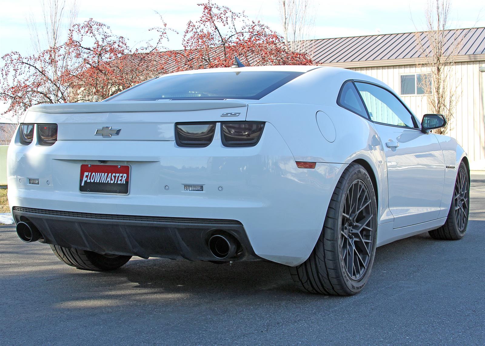 Flowmaster FlowFX Exhaust Systems 717991 System, Axle-Back, FlowFX, 409 Stainless Steel, Split Rear, Black Ceramic Tips, Chevy, Kit