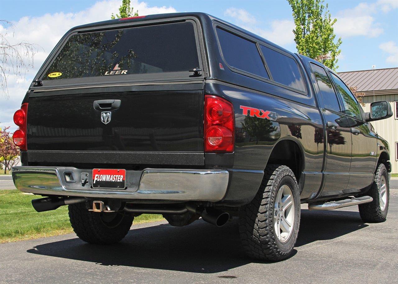 Flowmaster FlowFX Exhaust Systems 717995 Exhaust, FlowFX, Cat-Back, Stainless Steel, Black Tips, Dodge, Kit thumbnail 2
