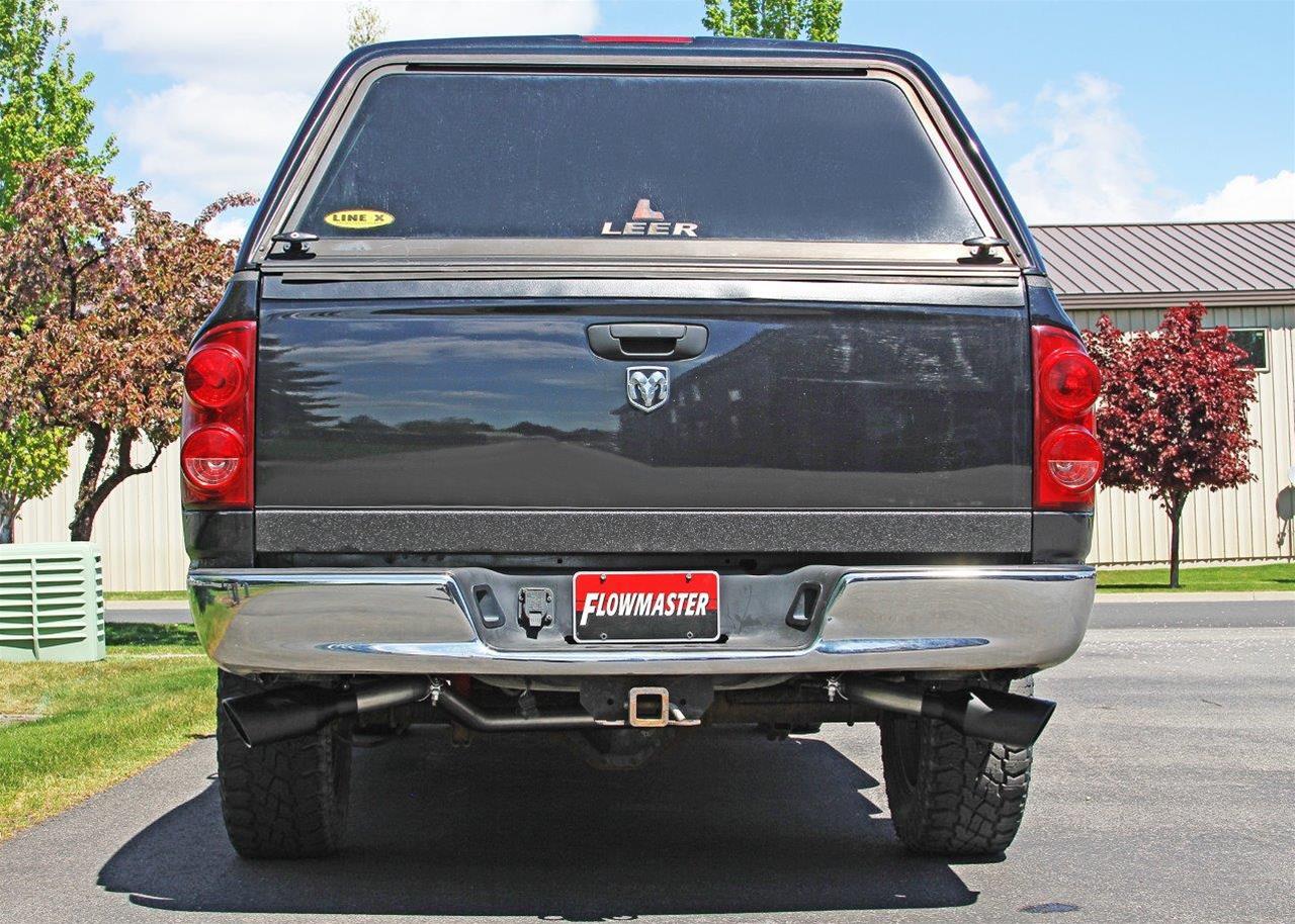 Flowmaster FlowFX Exhaust Systems 717995 Exhaust, FlowFX, Cat-Back, Stainless Steel, Black Tips, Dodge, Kit