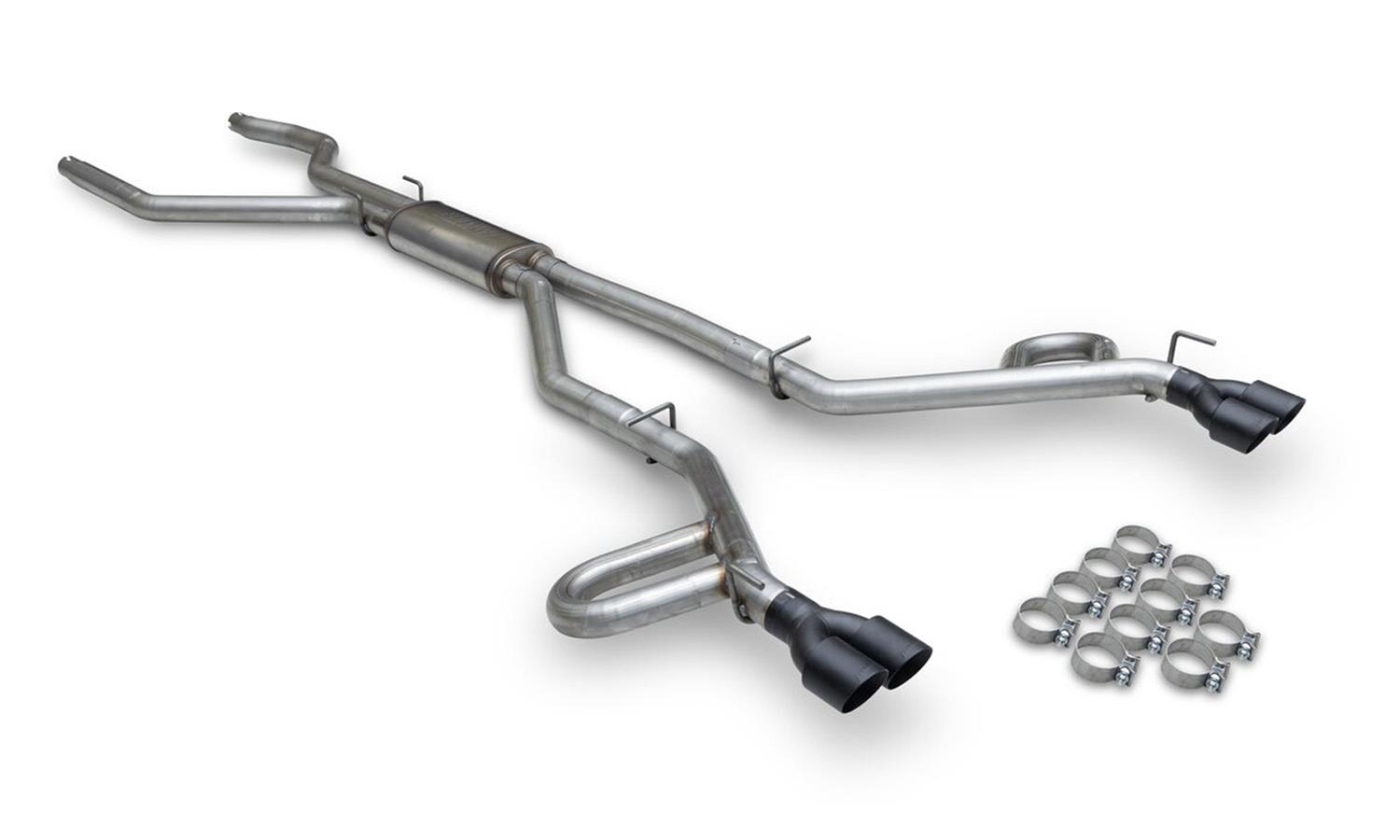 Flowmaster FlowFX Exhaust Systems for 2020-2026 AVIATOR, EXPLORER - 717999 System, Cat-back, FlowFX, 409 Stainless Steel, 3.50 in. Black Ceramic Coated Tips, Quad Tips, Ford, Lincoln, SUV, 3.0L, Kit thumbnail 5
