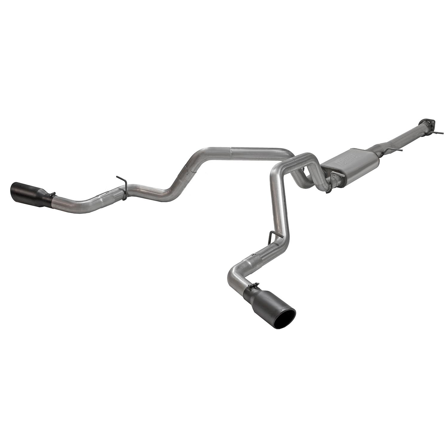 Flowmaster FlowFX Exhaust Systems 718111 System, FlowFX, Cat-back, Stainless Steel, Natural, Split Side Exit, Black Ceramic Coated Tip, Chevy, GMC, Kit thumbnail 6