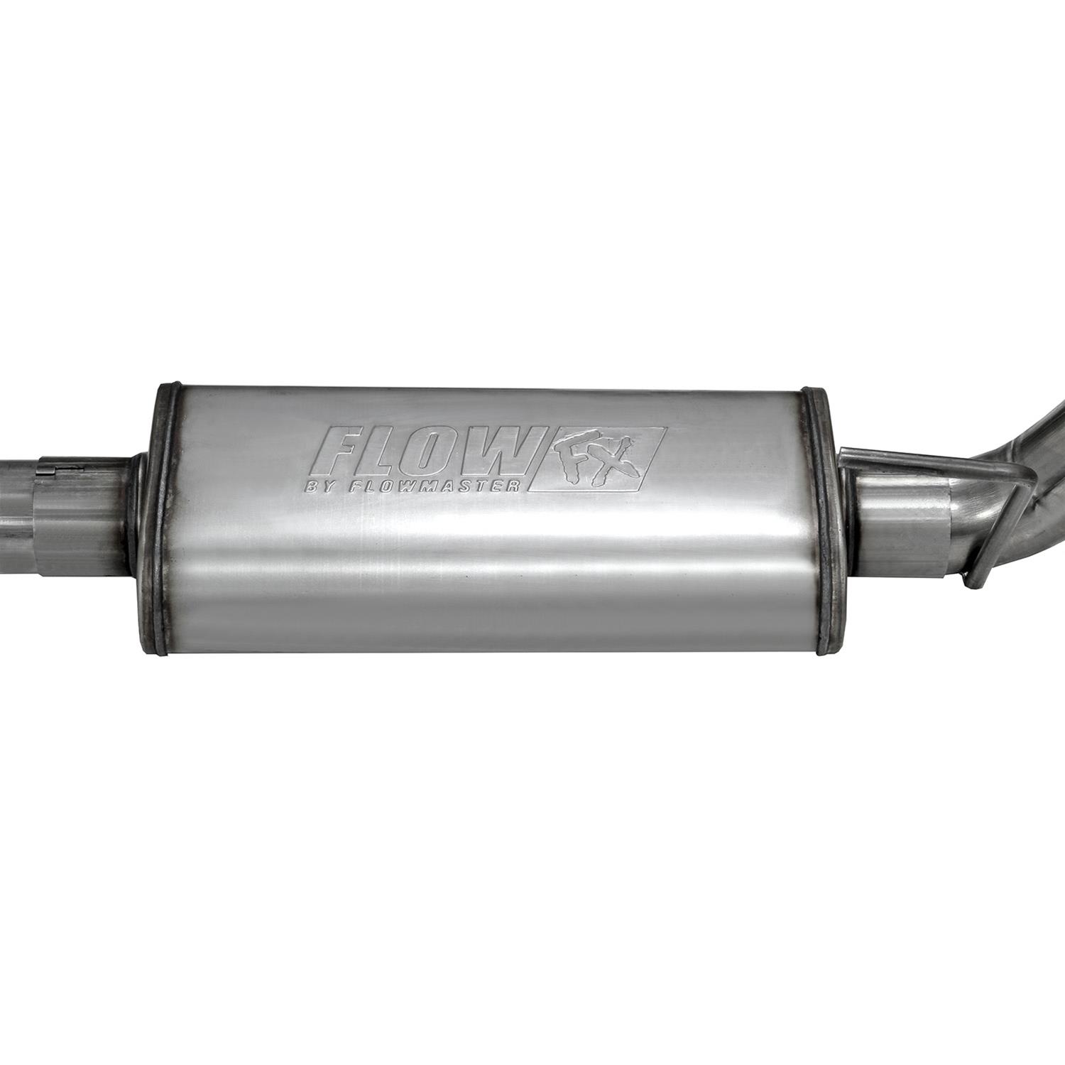 Flowmaster FlowFX Exhaust Systems 718115 System, Cat-back, FlowFX, 409 Stainless Steel, 4.50 in. Black Ceramic Coated Tip, Passenger Side Exit, Ford, Kit thumbnail 7