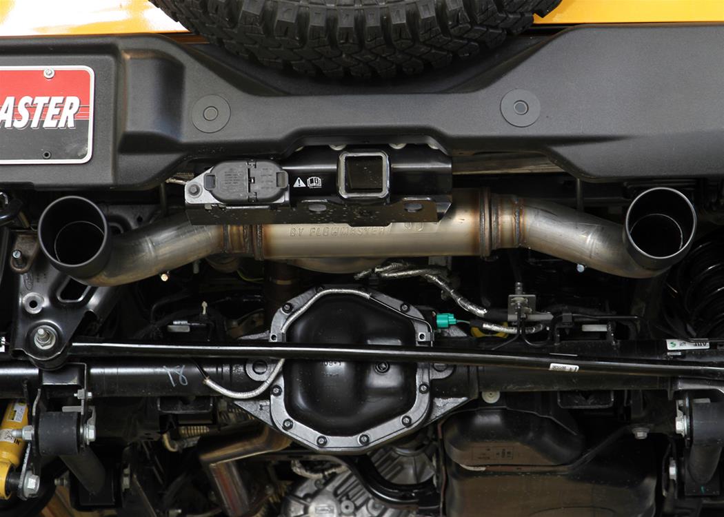 Flowmaster FlowFX Exhaust Systems 718123 System, Axle-Back, FlowFX, 409 Stainless Steel, Split Rear, Black Ceramic Tips, Ford Bronco, Kit thumbnail 3
