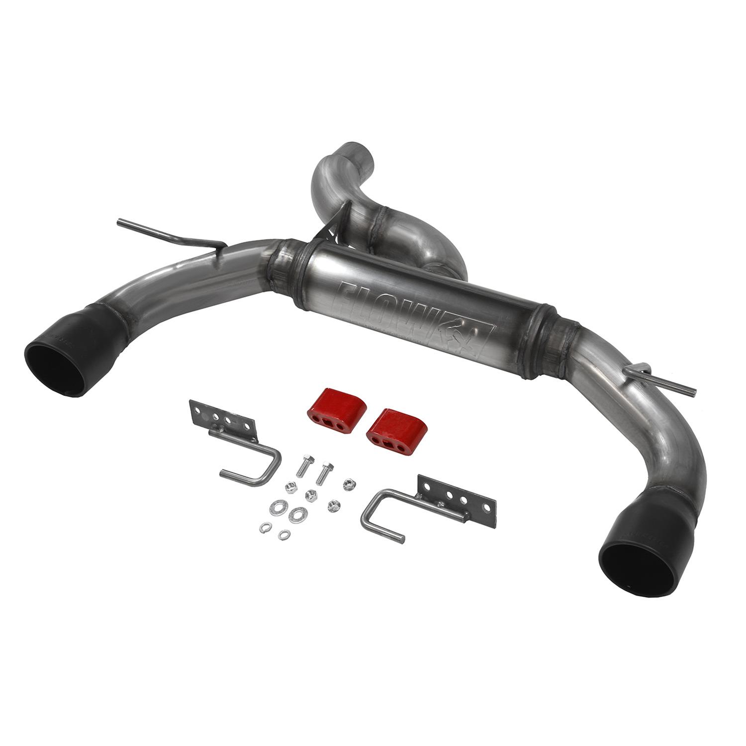 Flowmaster FlowFX Exhaust Systems 718123 System, Axle-Back, FlowFX, 409 Stainless Steel, Split Rear, Black Ceramic Tips, Ford Bronco, Kit thumbnail 8