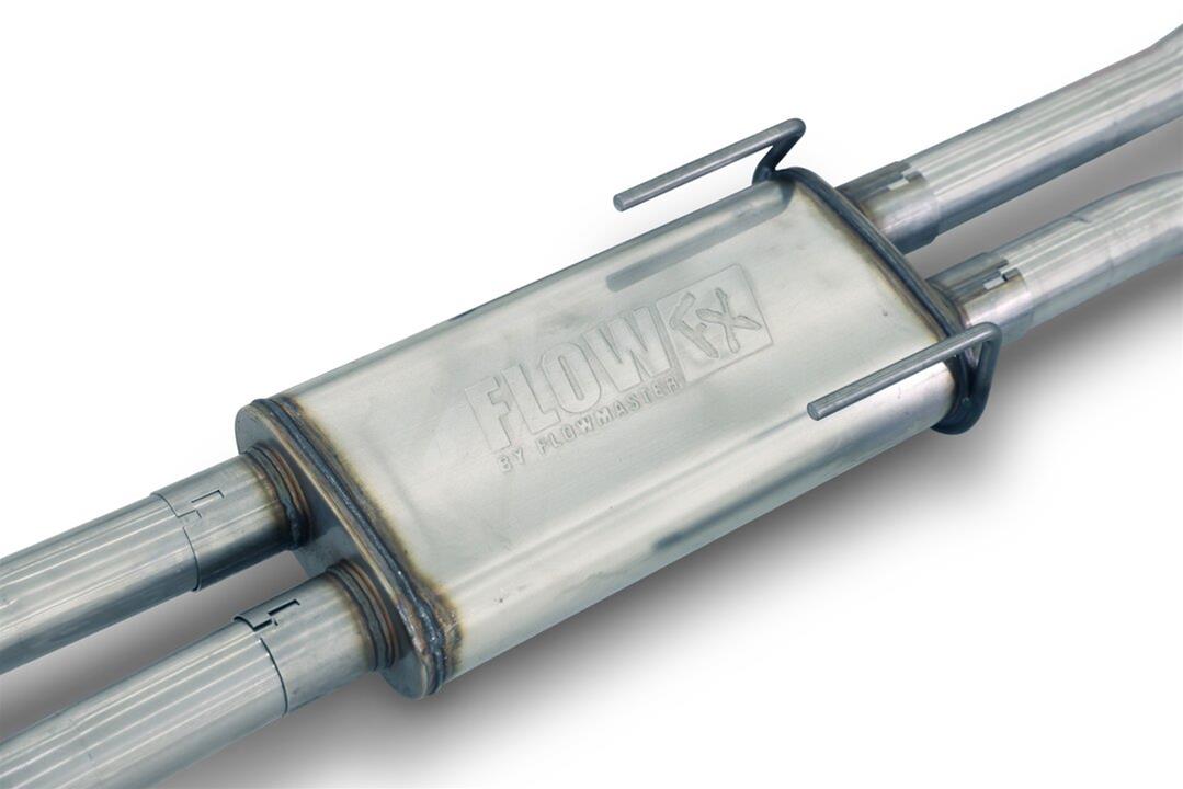 Flowmaster FlowFX Exhaust Systems 718142 System, Cat-back, FlowFX, 2.50 in, 409 Stainless Steel, 4.50 in. Black Ceramic Coated Tips, Split Rear Exit, Toyota, Kit