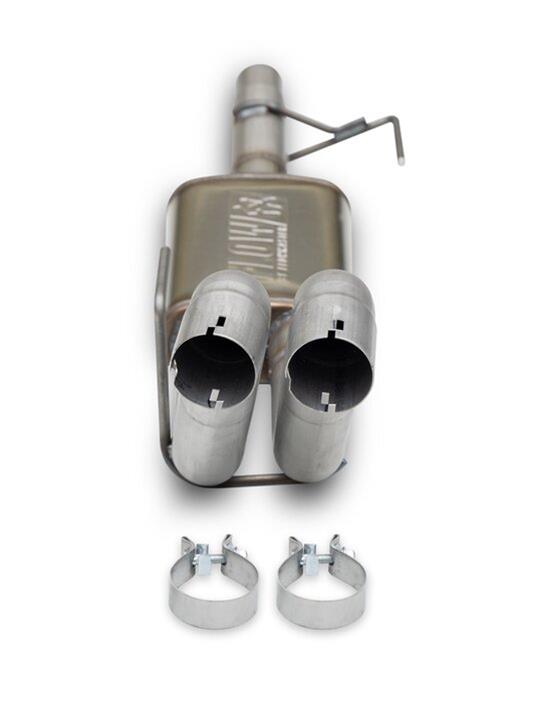 Flowmaster FlowFX 409 Stainless Steel 3 Inch Muffler 718172 Direct Fit Muffler, FX Muffler, 409S Steel, Fits Dual Rear Exit, F150, Ford, Kit thumbnail 4