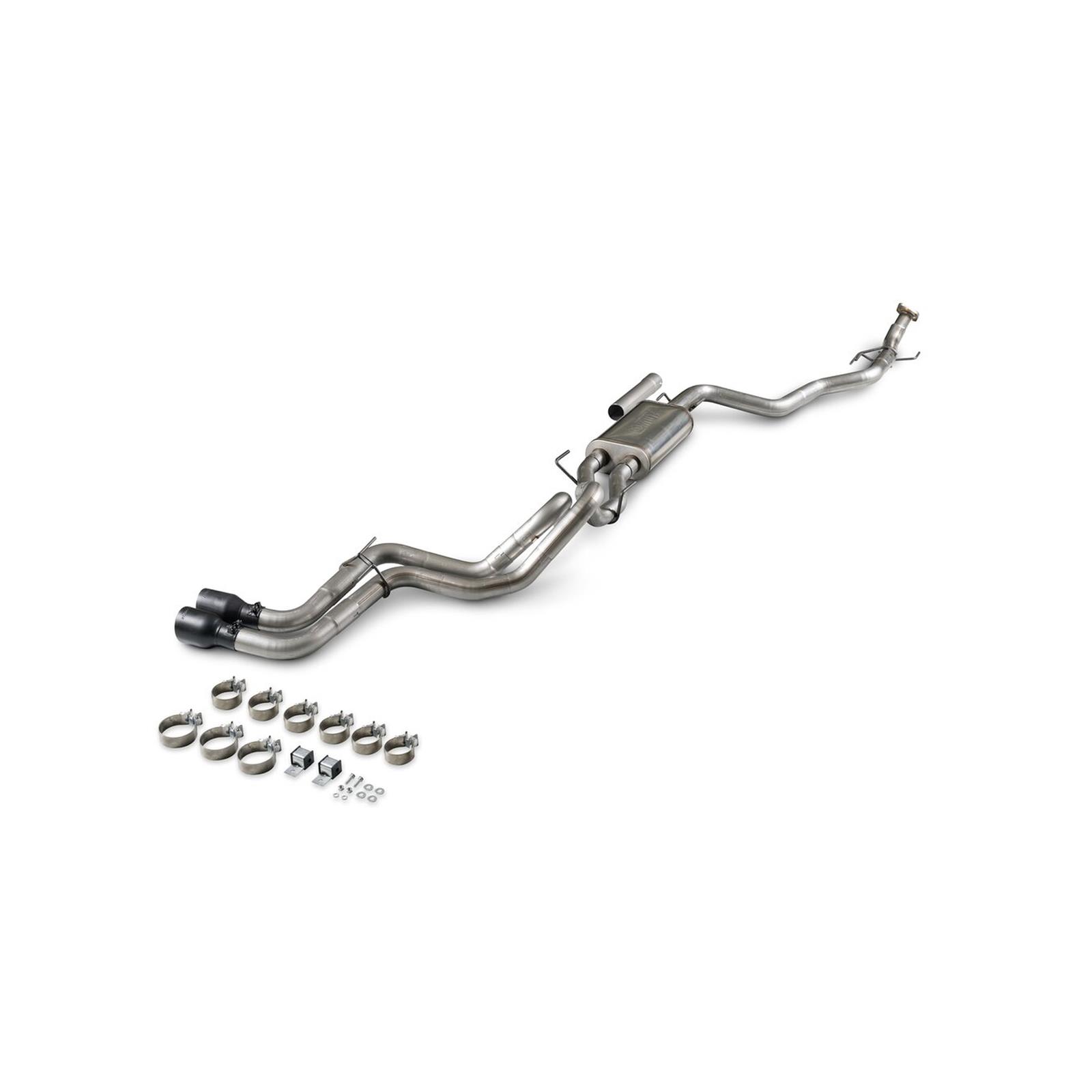 Flowmaster FlowFX Exhaust Systems for 2024-2025 TACOMA - 718173 System, Cat-back, FlowFX, 3.00 in., 409 Stainless Steel, Brushed, Double Wall, 4.00 in. Black Tip, Driver Side, Dual Exit, Toyota, Kit thumbnail 3