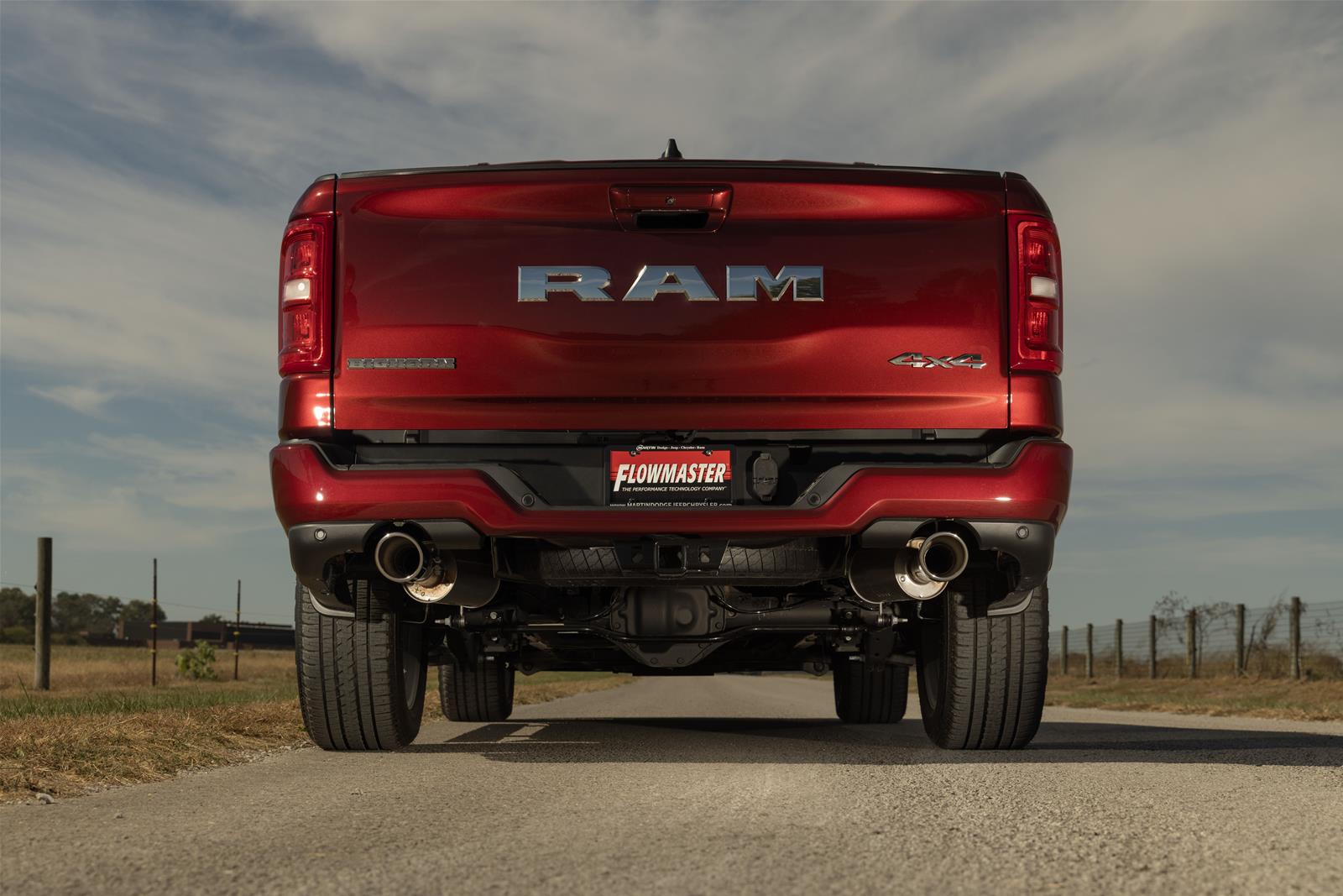Flowmaster FlowFX 409 Stainless Steel 3 Inch Muffler 718195 Direct Fit Muffler, FX Muffler, Steel, 3.00 in. Inlet, Dual 2.50 in. Outlet, Slip Fit, Ram, 3.0L, Kit thumbnail 4
