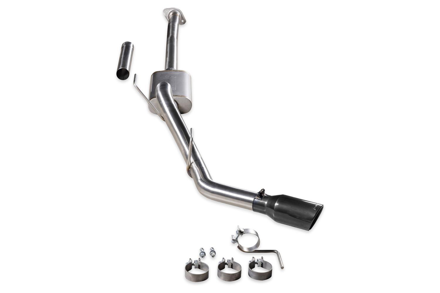 Flowmaster Signature Series Exhaust Systems 737887 System, Cat-back, Series, 304 Stainless Steel, Brushed, 4.50 in. Black Chrome Tip, Ford, 2.7L/3.5L/5.0L, Kit thumbnail 5