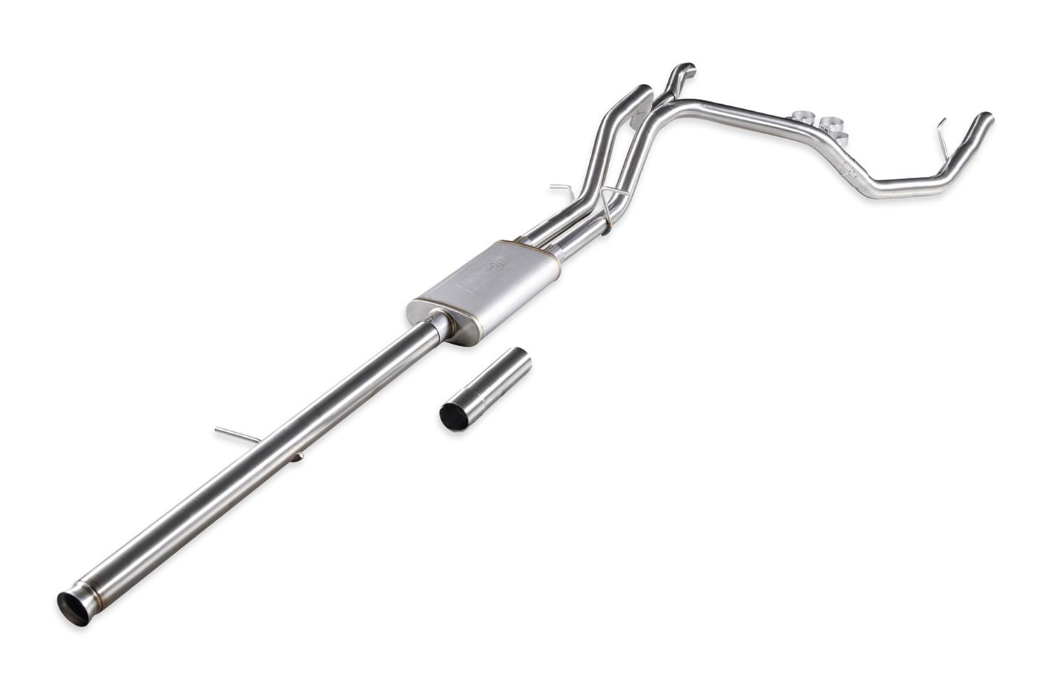 Flowmaster Signature Series Exhaust Systems 737894 System, Cat-back, Series, 304 Stainless Steel, Brushed, Dual Exit, Chevy, GMC, 5.3L, Kit thumbnail 4