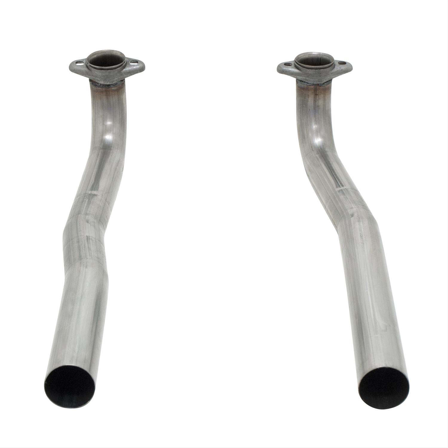 Flowmaster Intermediate Pipe Kits 81073 Pipes, Exhaust, Stainless Steel, Natural, Pontiac, Pair