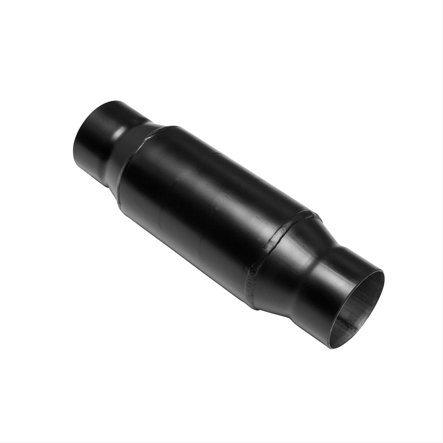 Flowmaster Outlaw Series Race 409 Stainless Steel 3 Inch Muffler 815430S Muffler, Race, Round, Stainless, Black, 3.0 in. Center Inlet/Outlet, 6.5 in. Case Length, Each