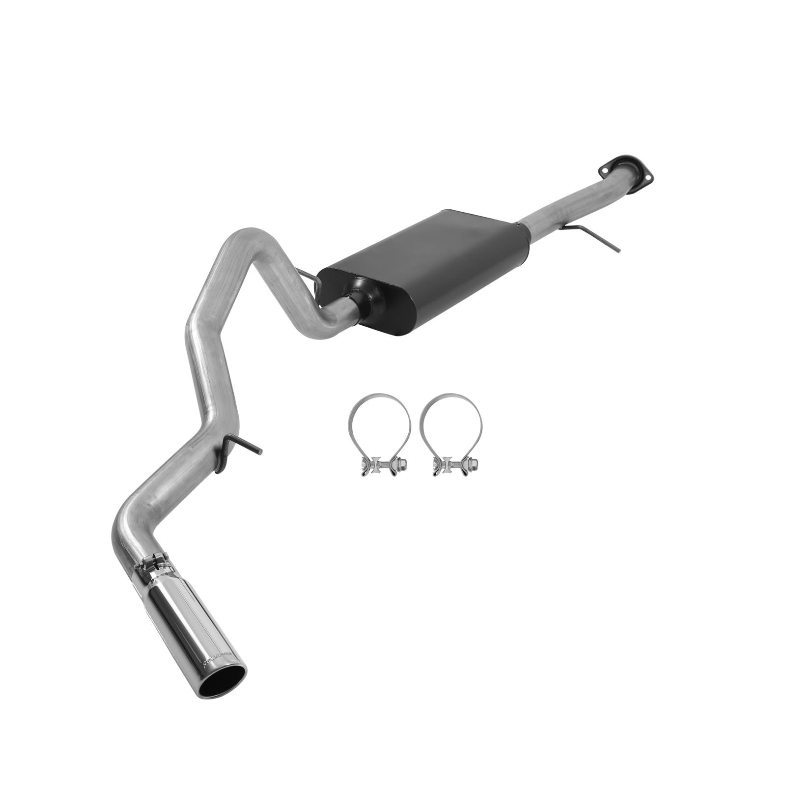 Flowmaster Force II Cat-Back Exhaust Systems for 2000-2006 TAHOE, YUKON - 817344 System, III, Cat-back, Single, Stainless, Natural, Side Exit, Chevy, GMC, 4.8L LS, 5.3L LS, Kit