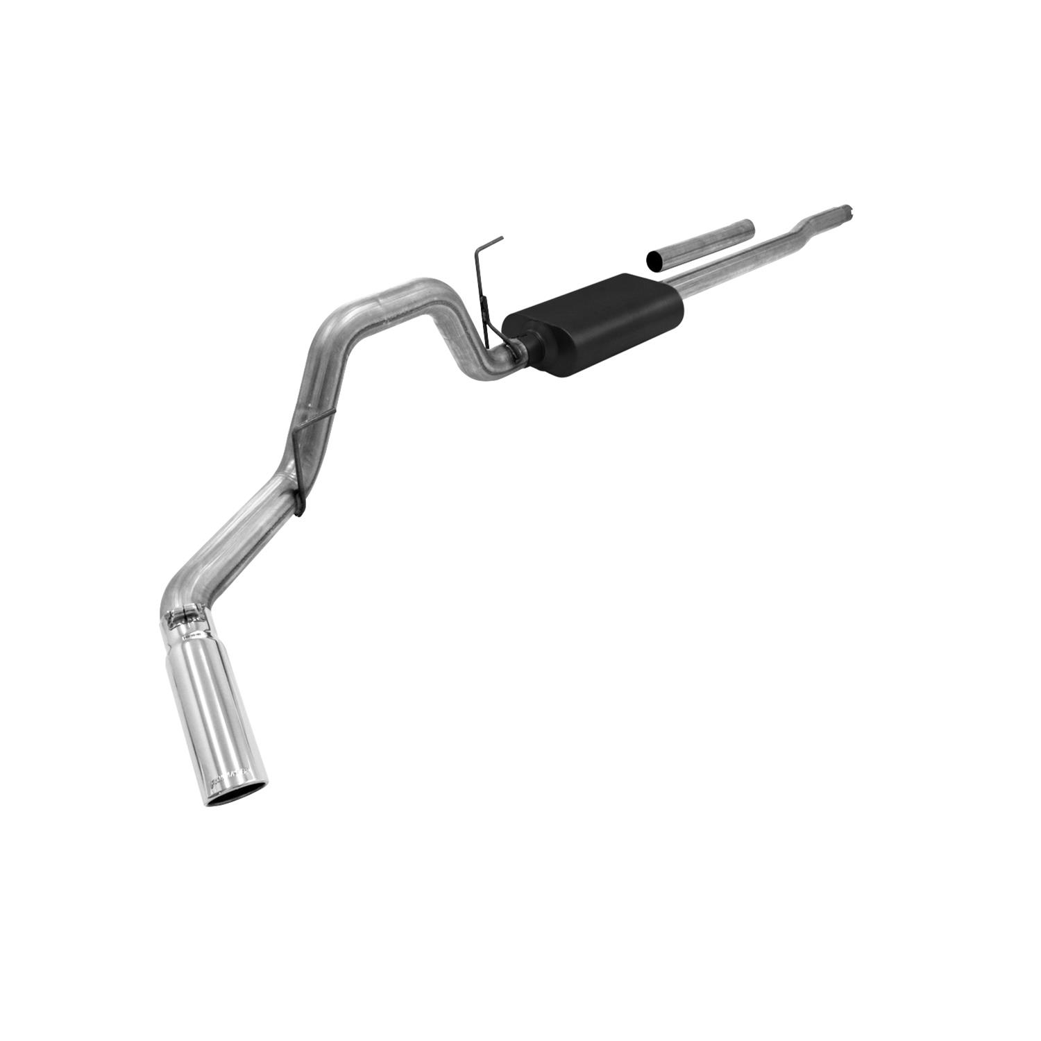 Flowmaster Stainless Steel Force II Exhaust Systems for 2004-2008 F-150, 2006-2008 MARK LT - 817403 System, II, Cat-Back, Steel, Polished Tip, Ford, 4.6, 5.4L, Kit thumbnail 2