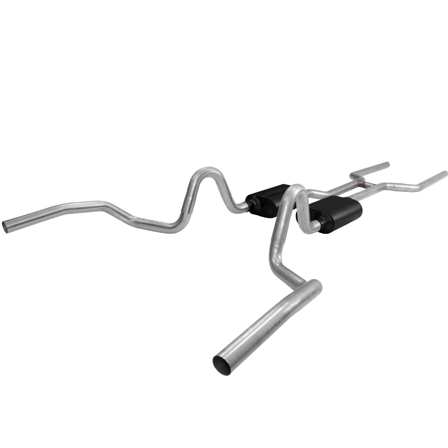 Flowmaster Stainless Steel American Thunder Exhaust Systems 817409 System, Thunder, Header Back, Steel, GM A Body, Kit thumbnail 2