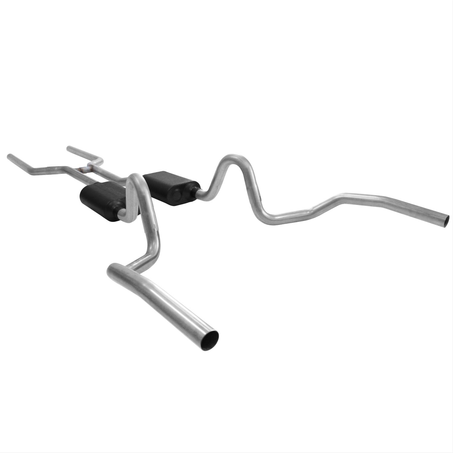 Flowmaster Stainless Steel American Thunder Exhaust Systems 817409 System, Thunder, Header Back, Steel, GM A Body, Kit thumbnail 3