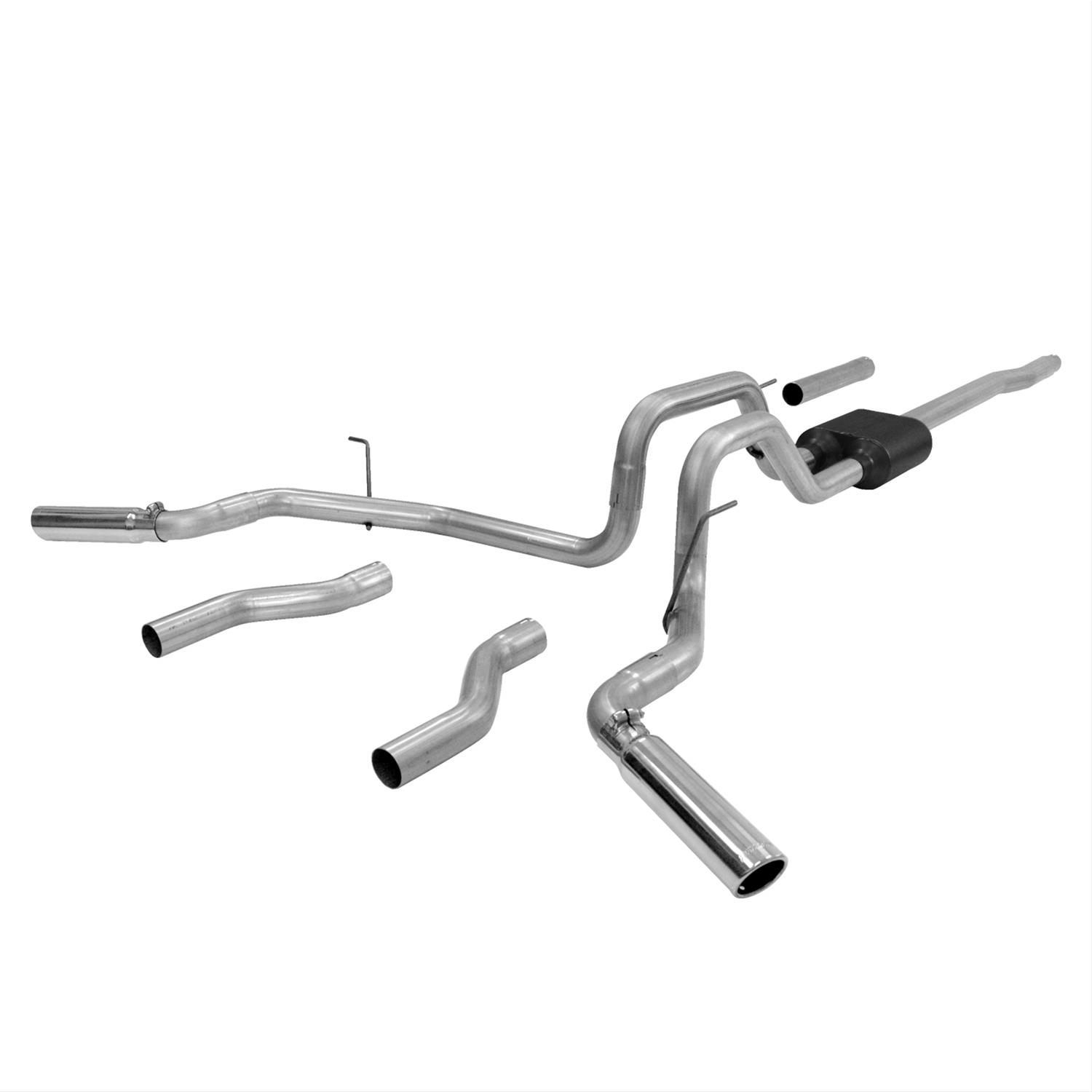 Flowmaster Stainless Steel American Thunder Exhaust Systems for 2004-2008 F-150, 2004 F-150 HERITAGE, 2006-2008 MARK LT - 817417 System, Thunder, Cat-Back, Steel, Ford, 4.6, 5.4L, Kit thumbnail 3
