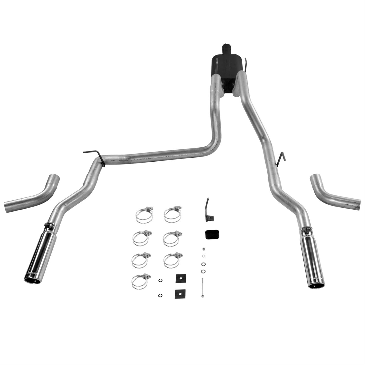 Flowmaster Stainless Steel American Thunder Exhaust Systems 817424 System, Thunder, Cat-Back, Steel, Dodge, 4.7L, Kit
