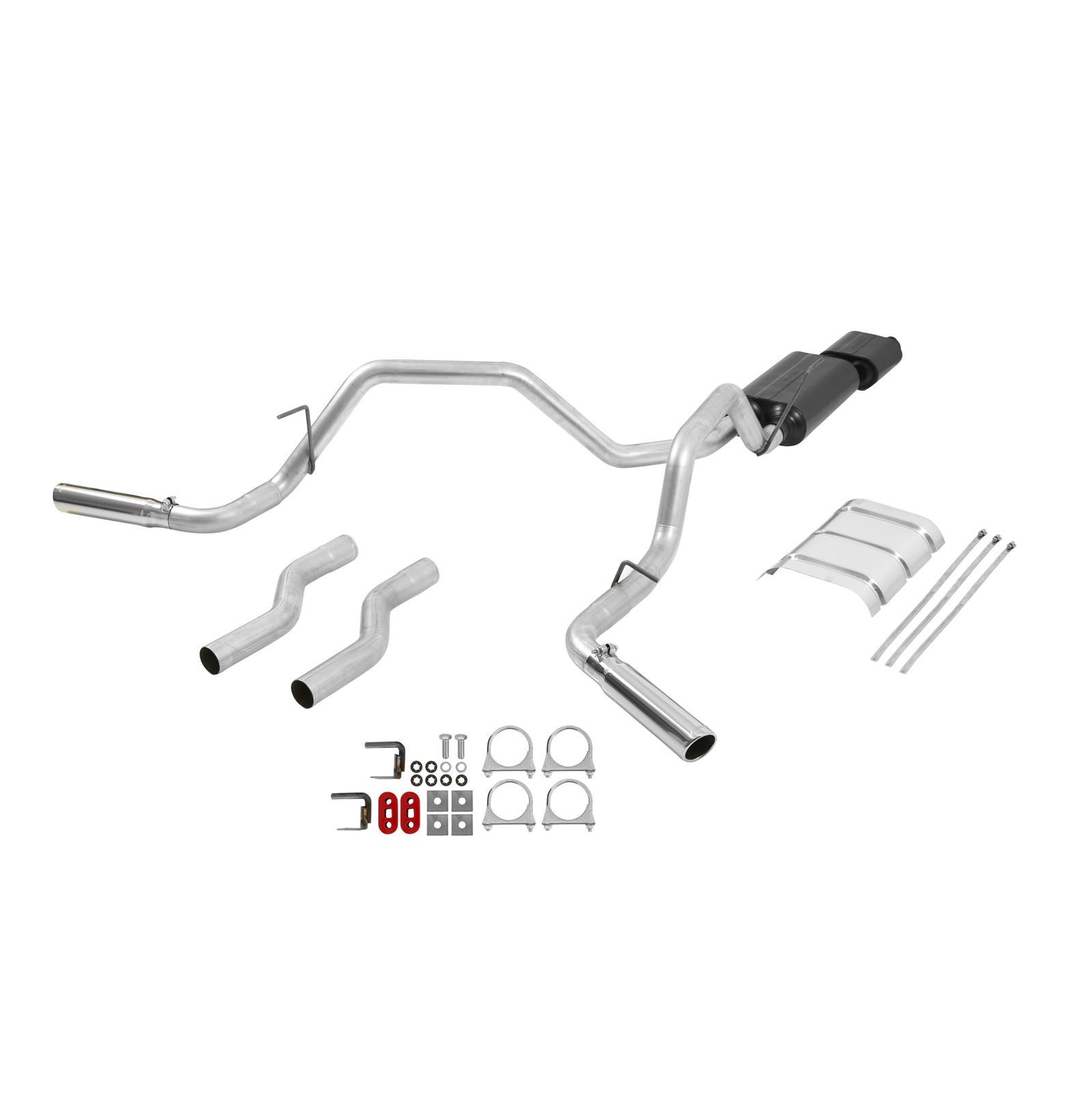 Flowmaster Stainless Steel American Thunder Exhaust Systems 817425 System, Thunder, Cat-Back, Steel, Polished Tip, Toyota, 4.7L, Kit thumbnail 3