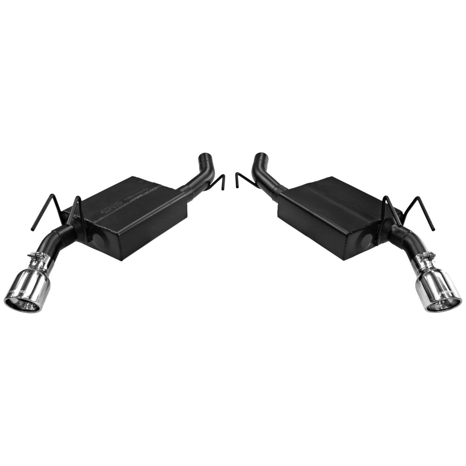 Flowmaster Stainless Steel American Thunder Exhaust Systems 817483 System, Thunder, Rear Axle-back, Steel, Natural, Split Rear Exit, Chevy, 3.6L, Kit thumbnail 2