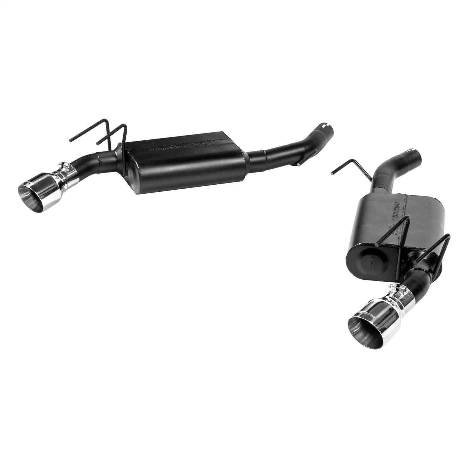 Flowmaster Stainless Steel American Thunder Exhaust Systems 817483 System, Thunder, Rear Axle-back, Steel, Natural, Split Rear Exit, Chevy, 3.6L, Kit thumbnail 4