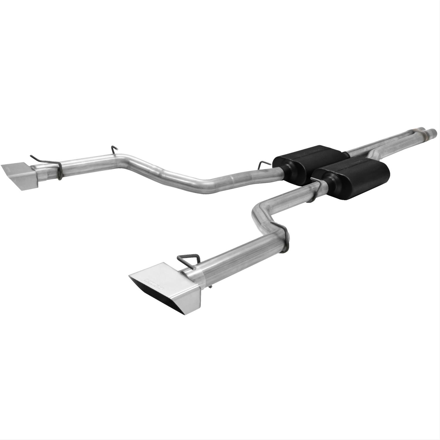 Flowmaster Stainless Steel American Thunder Exhaust Systems for 2008-2014 CHALLENGER - 817499 System, Thunder, Cat Back, Steel/Stainless Steel, Dodge, 6.1L, Kit