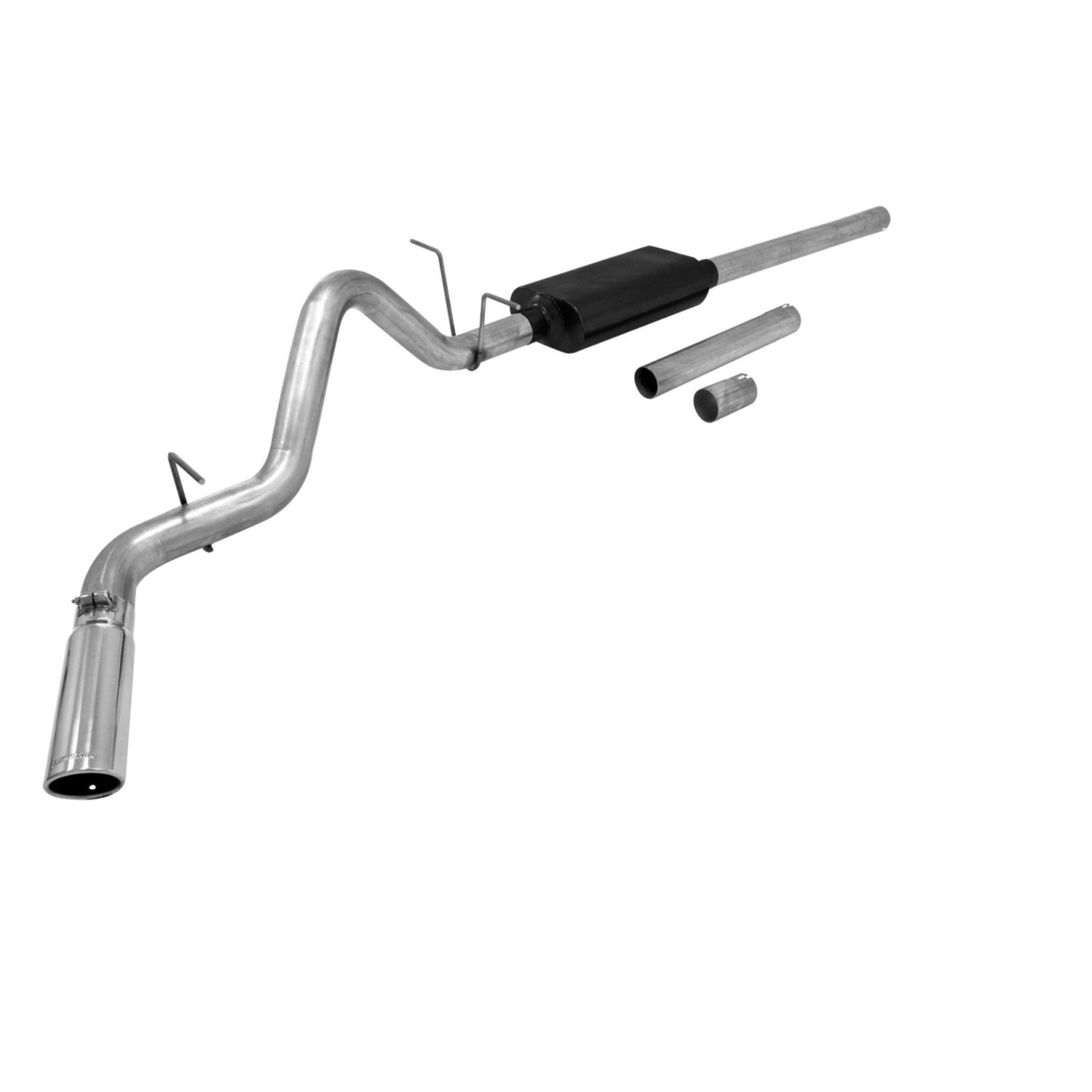 Flowmaster Stainless Steel Force II Exhaust Systems for 2007-2013 SIERRA 1500, SILVERADO 1500 - 817523 System, II, Cat-Back, Steel, Chevy/GMC, V8, Kit thumbnail 2