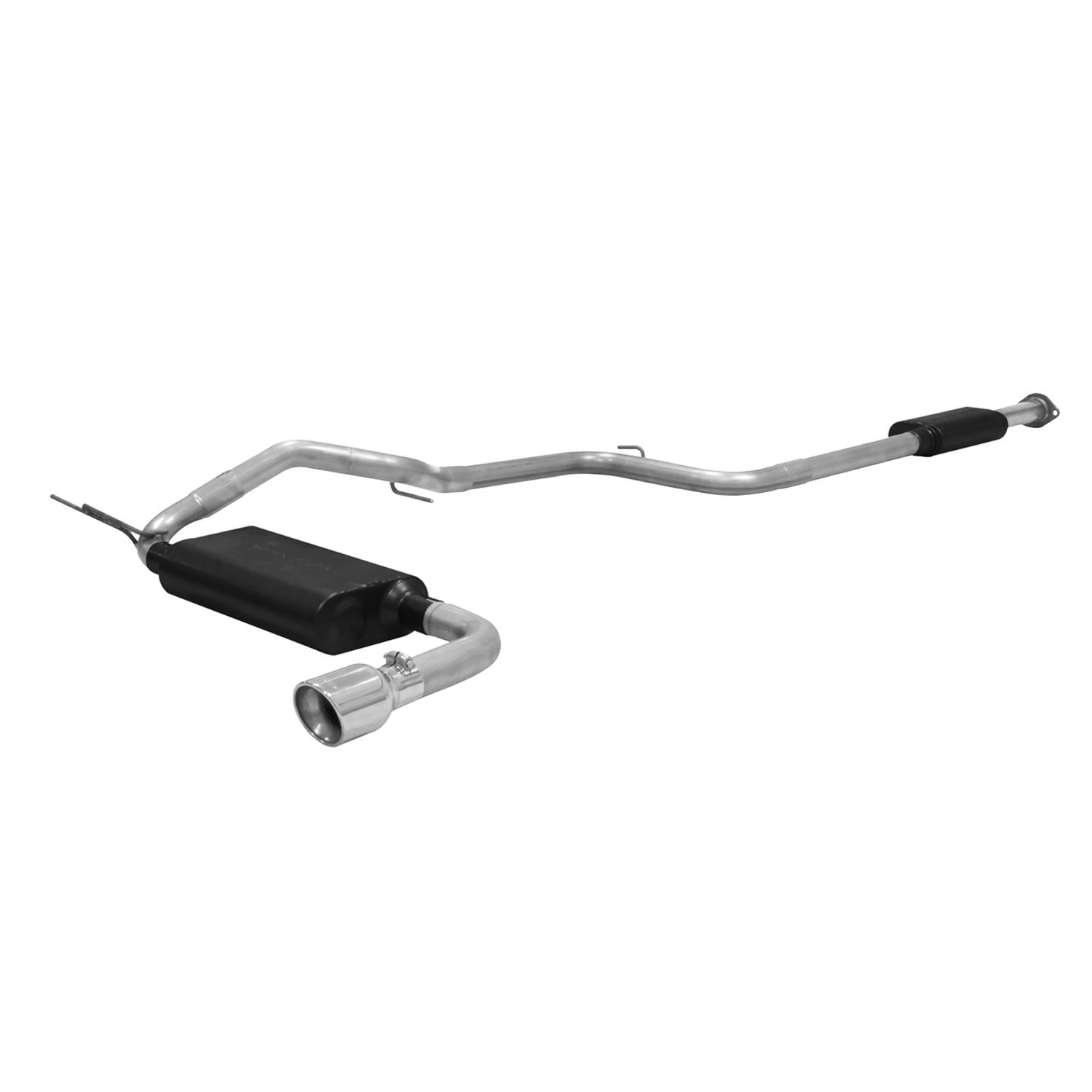 Flowmaster Stainless Steel Force II Exhaust Systems 817552 System, II, Cat-back, Single, Steel, Natural, Rear Exit, Ford, 2.0L, Kit thumbnail 3