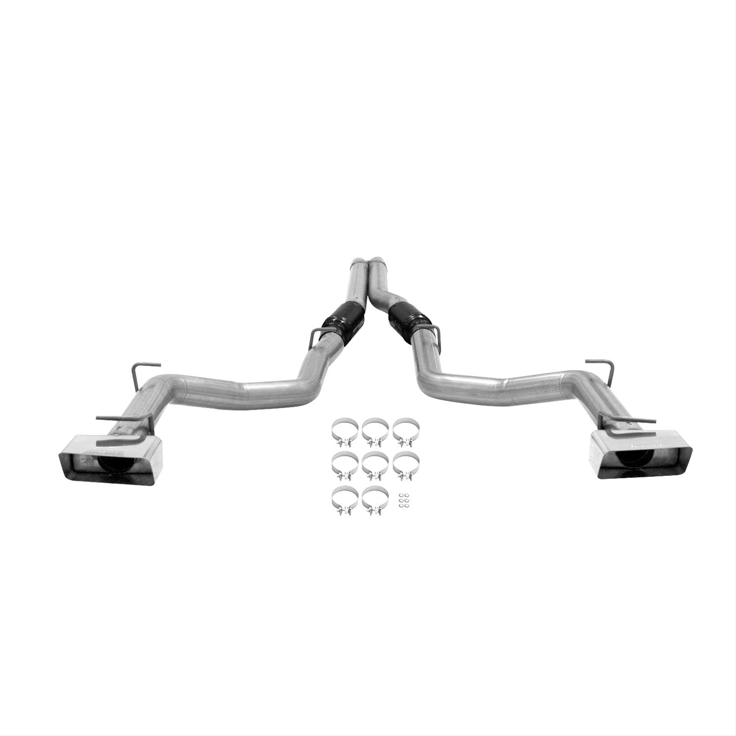 Flowmaster Outlaw Series Exhaust Systems 817563 System, Outlaw, Cat-Back, 409 Stainless Steel, Polished Tips, Dodge, Kit