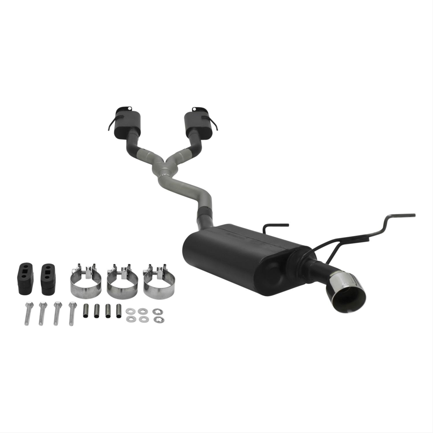 Flowmaster Stainless Steel Force II Exhaust Systems for 2011-2021 GRAND CHEROKEE, 2021 CHEROKEE L, 2022 WK - 817628 System, II, Cat-Back, Steel, Jeep, 3.6L, Kit