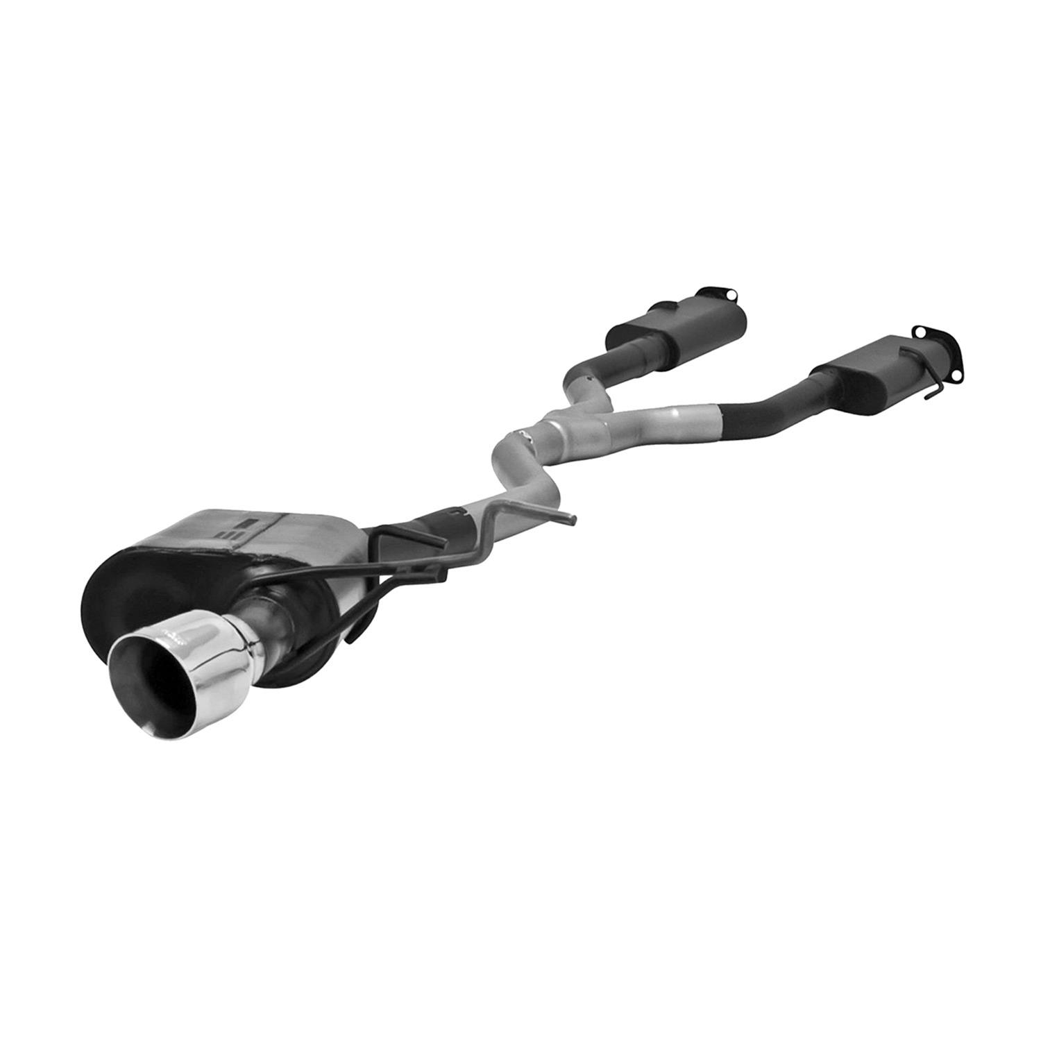 Flowmaster Stainless Steel Force II Exhaust Systems for 2011-2021 GRAND CHEROKEE, 2021 CHEROKEE L, 2022 WK - 817628 System, II, Cat-Back, Steel, Jeep, 3.6L, Kit thumbnail 2