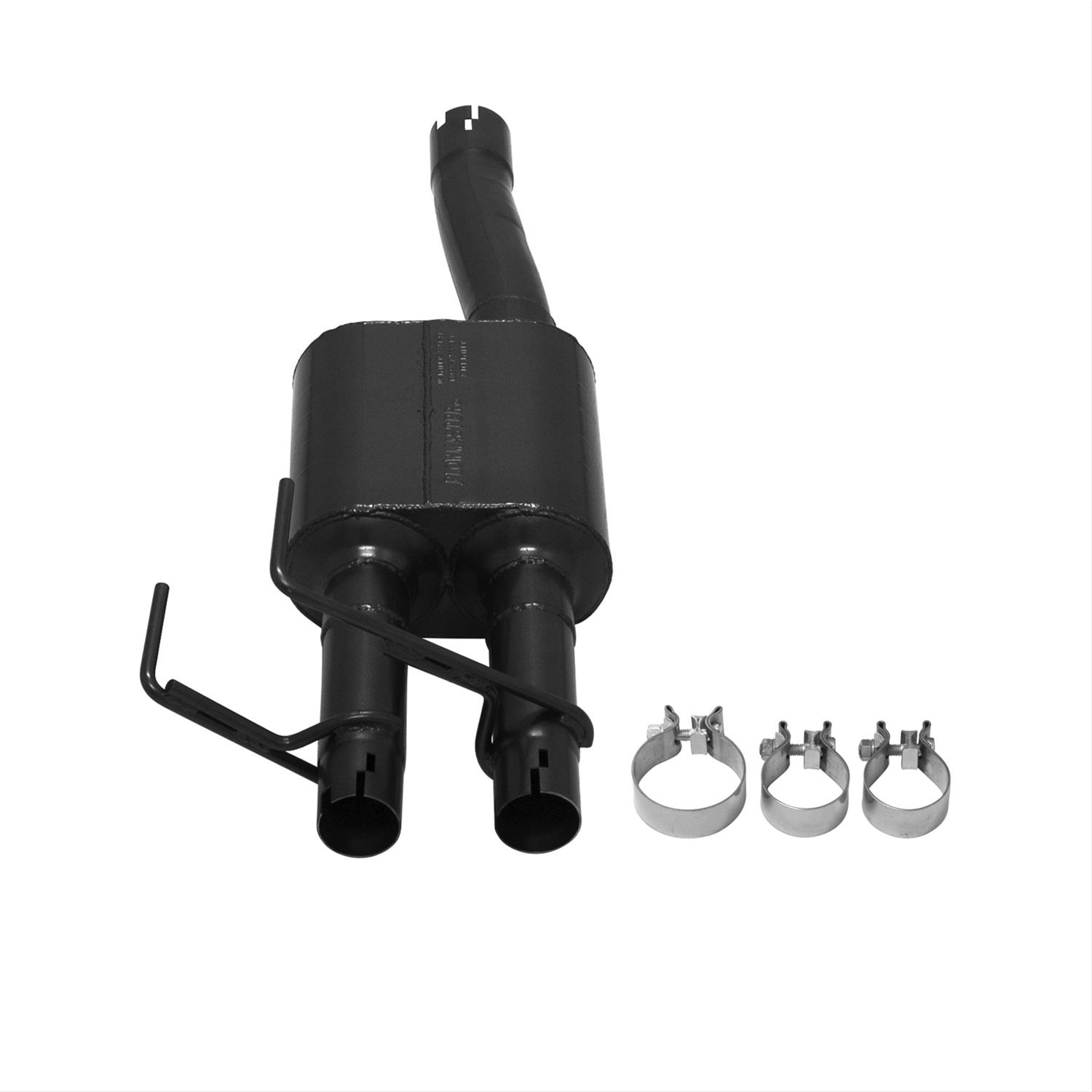 Flowmaster Outlaw Series Exhaust Systems for 2011-2018 1500, 2019-2024 1500 CLASSIC, 2009-2010 RAM - 817633 Muffler, Series, Oval, Stainless Steel, Black, Dodge, Ram, 5.7L Hemi, Each
