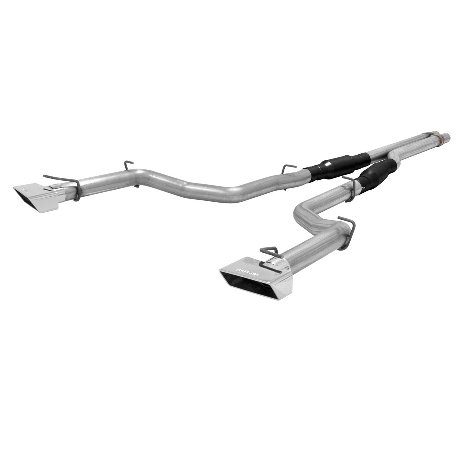 Flowmaster Outlaw Series Exhaust Systems for 2009-2014 CHALLENGER - 817645 System, Series, Cat-back, Dual, Stainless Steel, Natural, Split Rear Exit, Dodge, 5.7L, Kit thumbnail 3