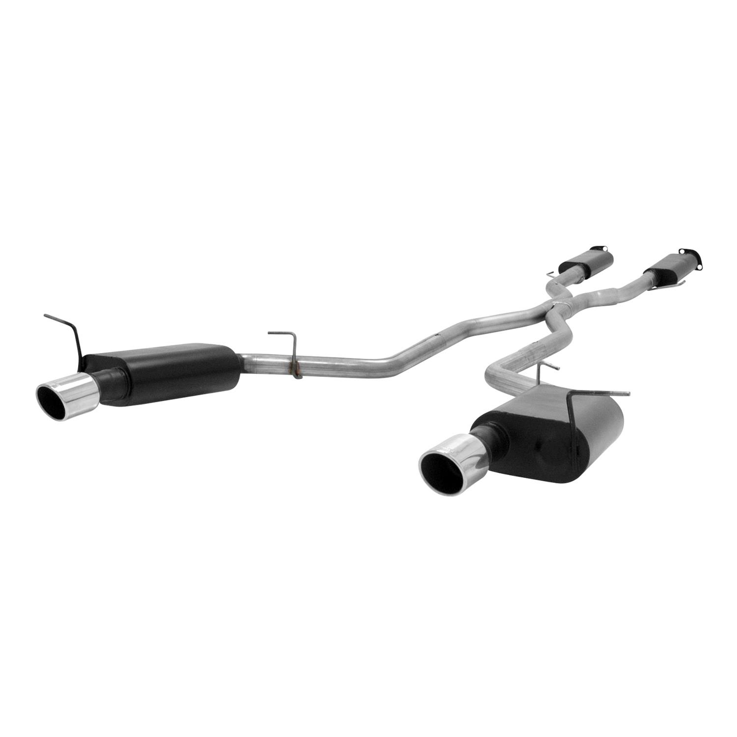 Flowmaster Force II Exhaust Systems 817651 System, II, Cat-back, Dual, Stainless, Natural, Split Rear Exit, Dodge, 5.7L, Automatic, Kit thumbnail 2