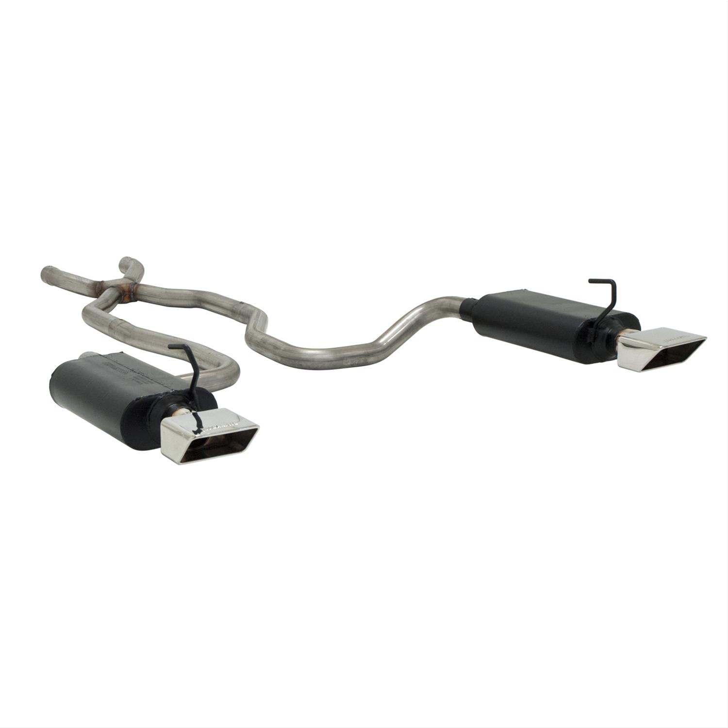 Flowmaster Force II Exhaust Systems for 1970-1973 CORVETTE - 817659 System, II, Crossmember Back, Dual, Stainless Steel, Natural, Split Rear Exit, Chevy, 5.7L, Kit thumbnail 3