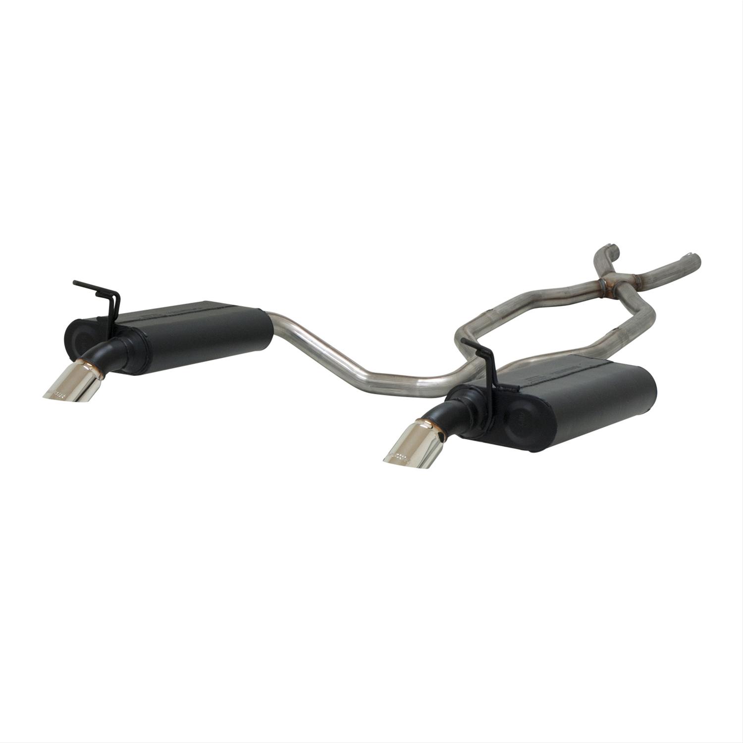 Flowmaster Force II Exhaust Systems 817661 System, Crossmember Back, Stainless Steel, Dual Out of the Rear, II, 1974-79 Corvette, Kit thumbnail 3