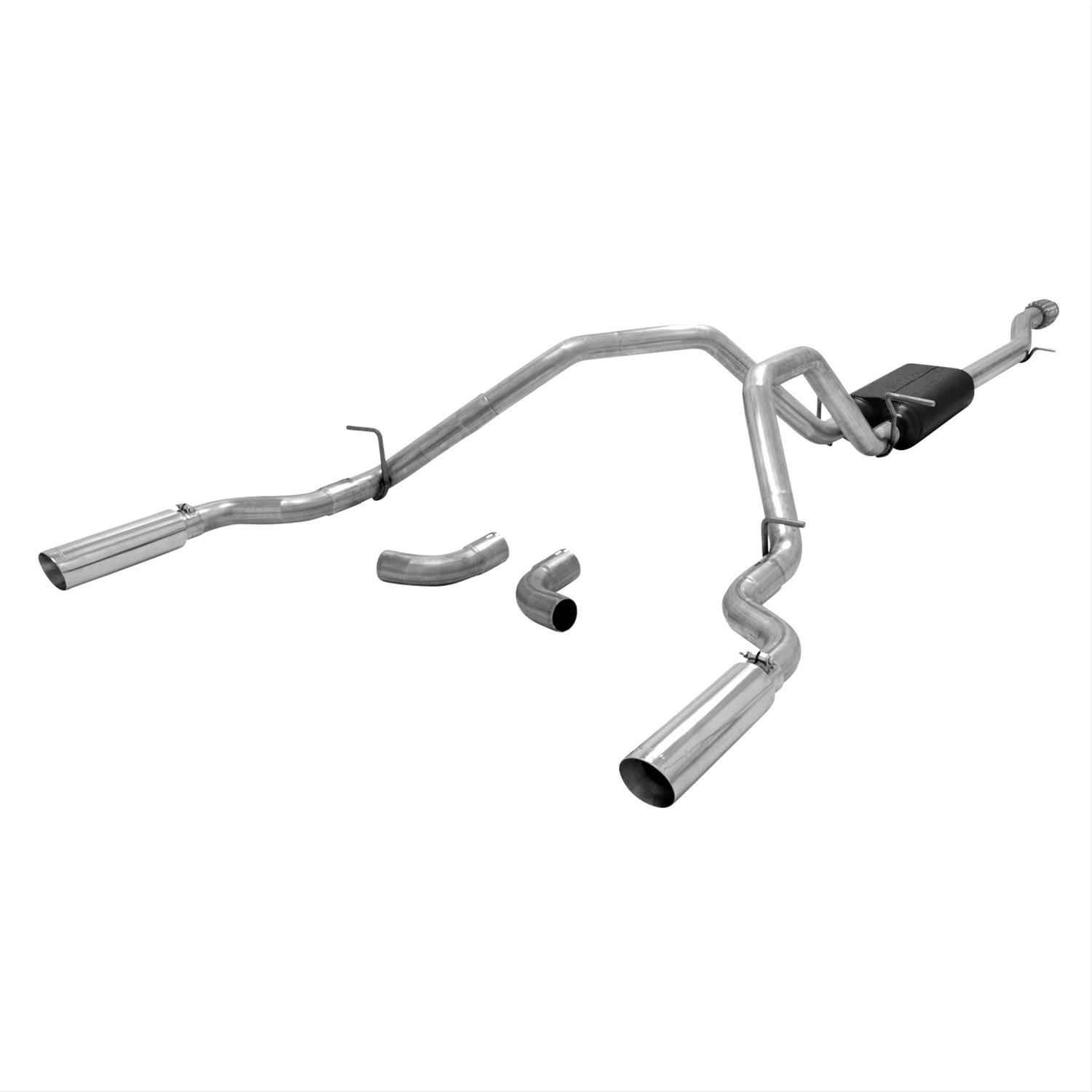 Flowmaster Force II Exhaust Systems 817666 System, II, Cat-back, Single In/Dual Out, Stainless, Natural, Chevy, GMC, 5.3L, Automatic, Kit thumbnail 3