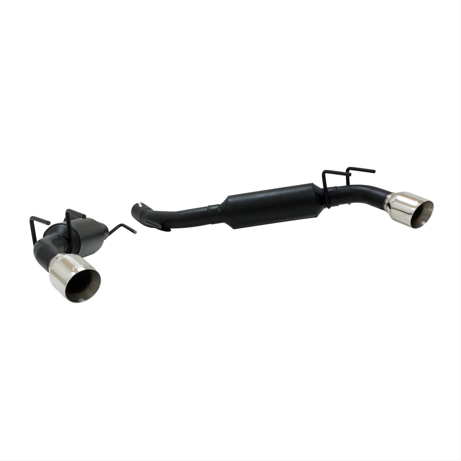 Flowmaster Outlaw Series Exhaust Systems 817686 System, Outlaw, Axle-Back, Split Rear Exit, Stainless Steel, Natural, Chevy, 6.2L, Kit thumbnail 2