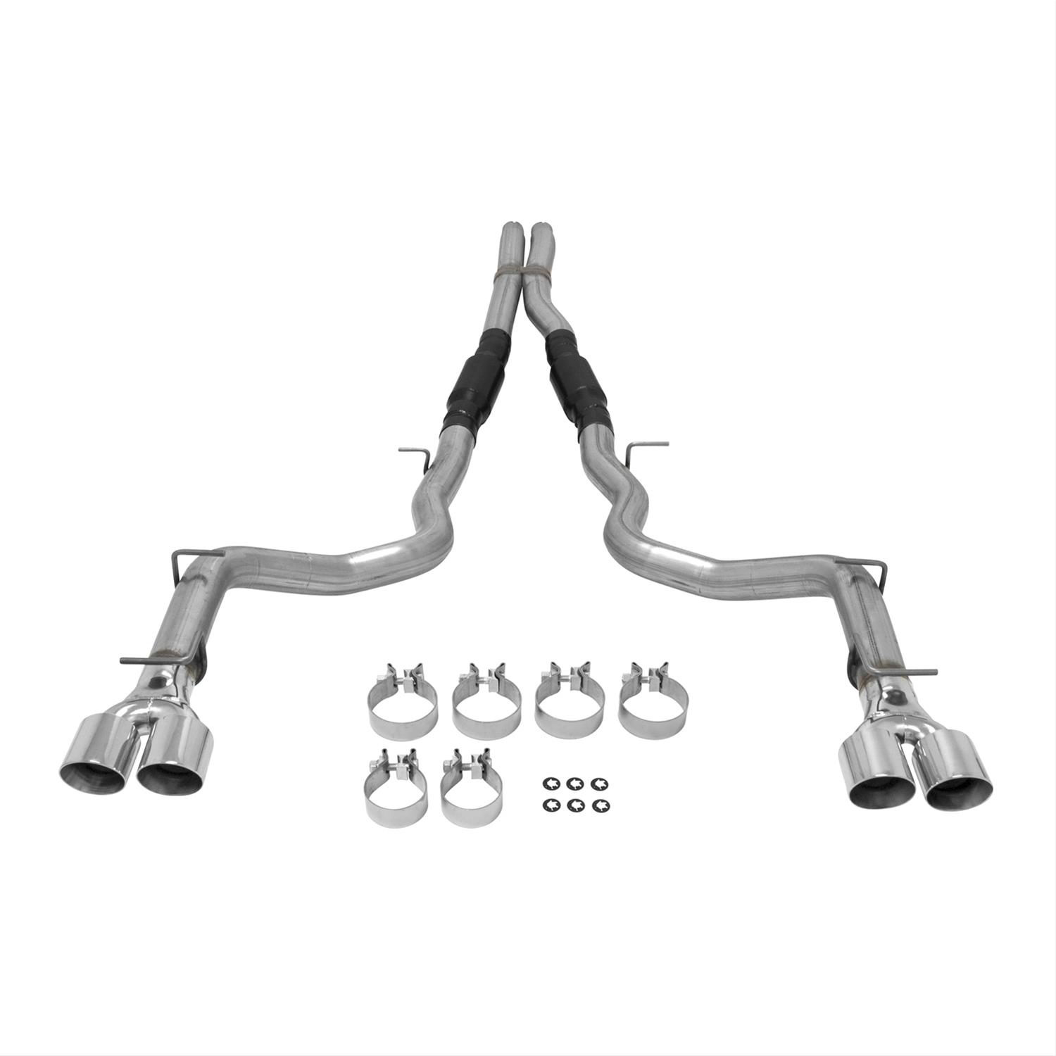 Flowmaster Outlaw Series Exhaust Systems 817717 System, Outlaw, Cat-Back, Split Rear Exit, Stainless Steel, Natural, Dodge, 5.7L, Kit