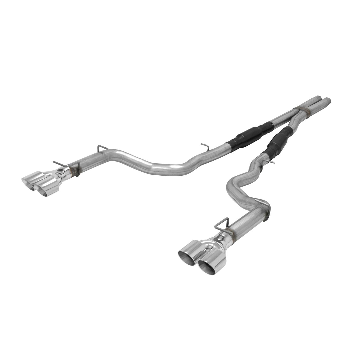 Flowmaster Outlaw Series Exhaust Systems 817717 System, Outlaw, Cat-Back, Split Rear Exit, Stainless Steel, Natural, Dodge, 5.7L, Kit thumbnail 2