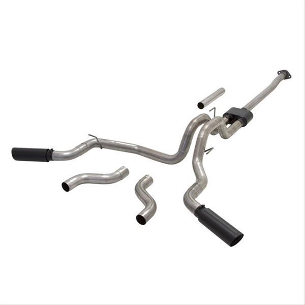 Flowmaster Outlaw Series Exhaust Systems 817726 System, Outlaw, Cat-Back, Split Rear/Side, Stainless Steel, Natural, Ford, 2.7, 3.5, 5.0L thumbnail 3
