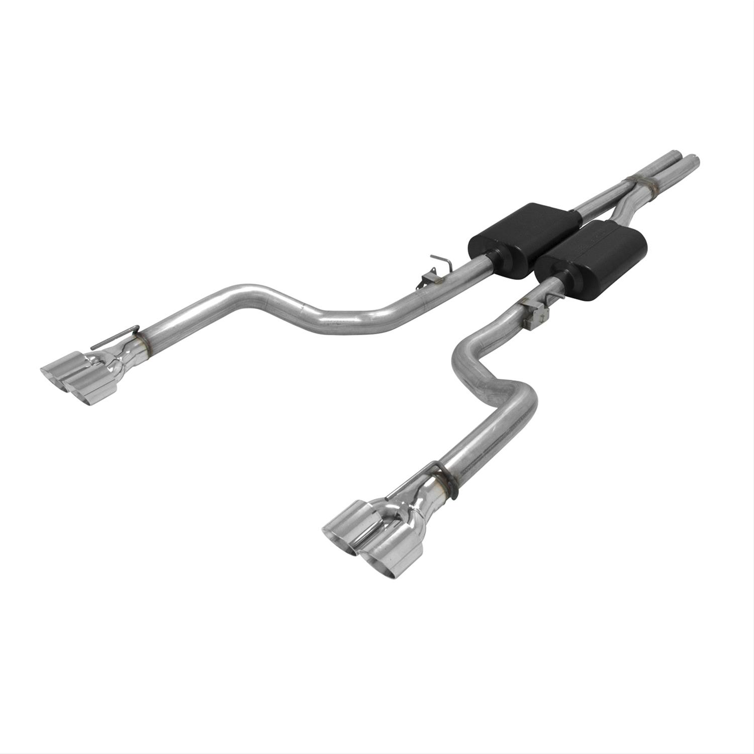Flowmaster American Thunder Exhaust Systems for 2015-2023 CHALLENGER - 817739 System, Thunder, Cat-Back, Split Rear, Stainless Steel, Natural, Dodge, 6.2, 6.4L, Kit thumbnail 3