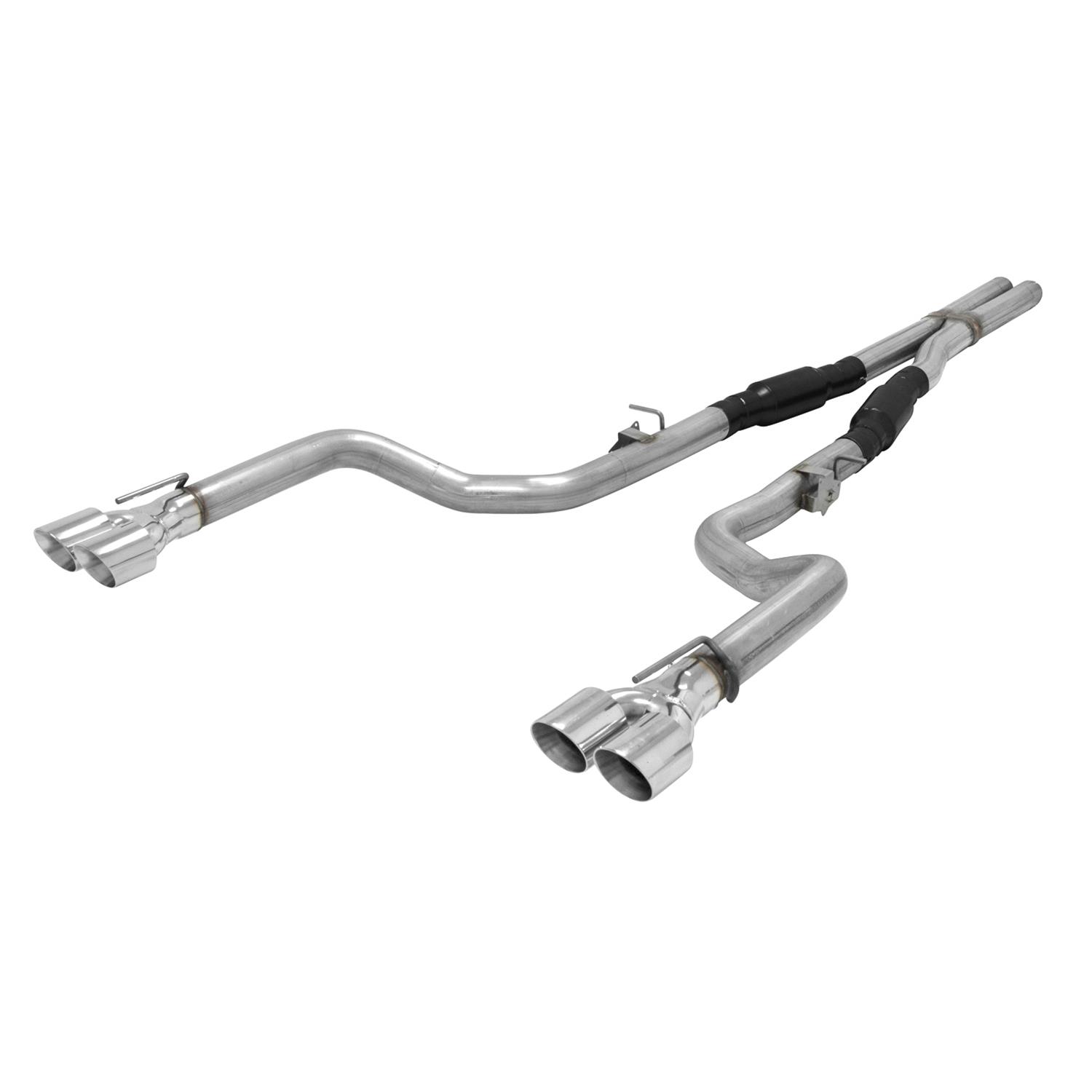 Flowmaster Outlaw Series Exhaust Systems for 2015-2023 CHALLENGER - 817740 System, Outlaw, Cat-Back, Split Rear, Stainless Steel, Natural, Dodge, 6.2, 6.4L, Kit thumbnail 2