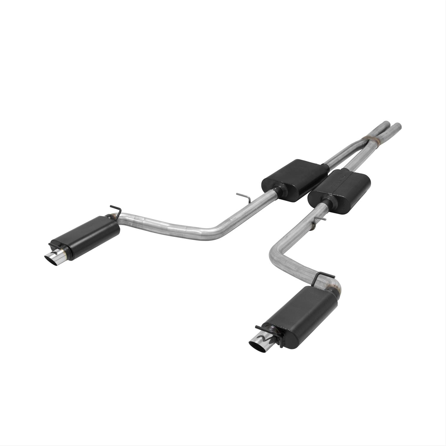Flowmaster American Thunder Exhaust Systems for 2015-2023 300, CHARGER - 817741 System, Thunder, Cat-Back, Split Rear, Stainless Steel, Natural, Chrysler, Dodge, 3.6L, Kit thumbnail 3