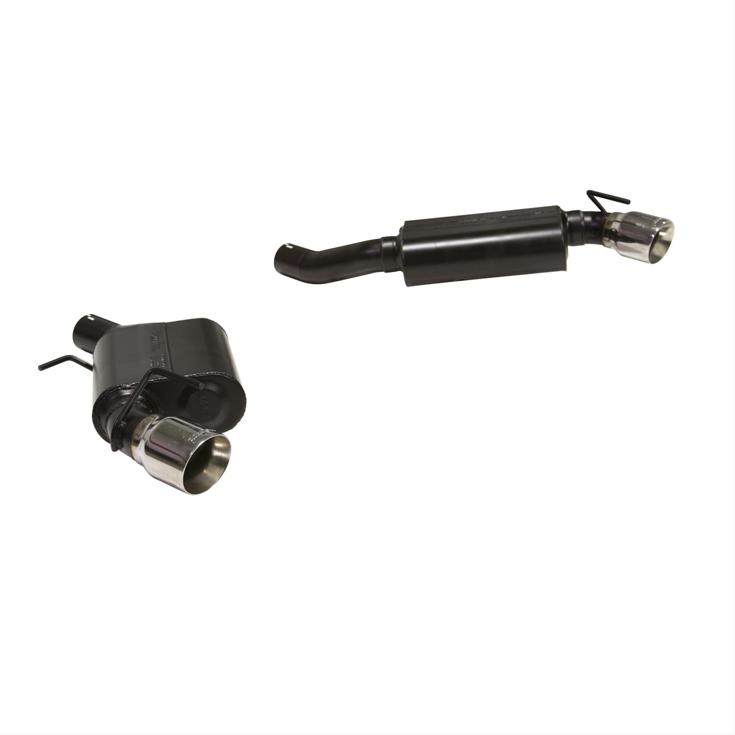 Flowmaster American Thunder Exhaust Systems 817744 System, Thunder, Axle Back, 3.0 in, Stainless Steel, Split Rear, Polished Tip, Chevy, V8, Kit thumbnail 2
