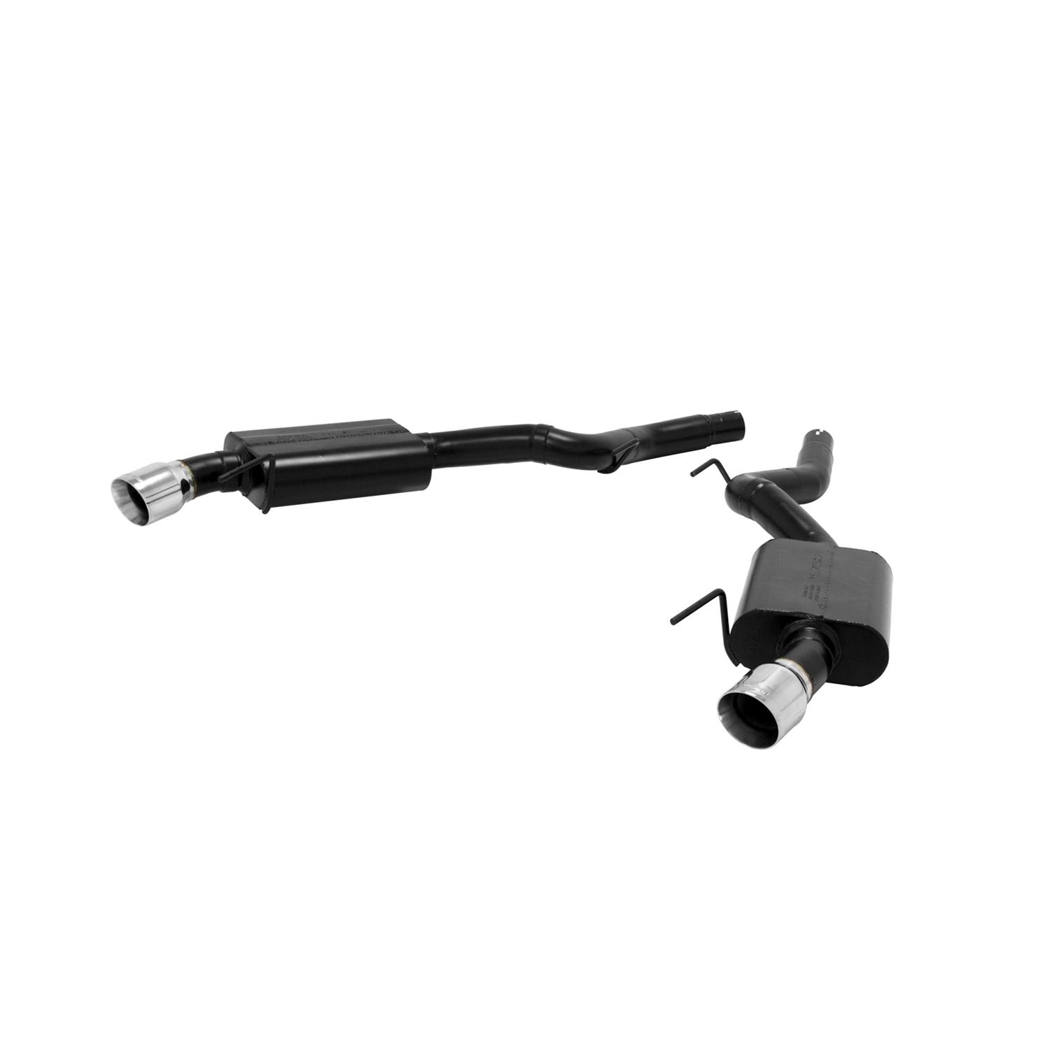 Flowmaster Stainless Steel American Thunder Exhaust Systems 817749 System, Thunder, Rear Axle-back, Rear Exit, Steel, Black, Ford, 5.0L, Kit