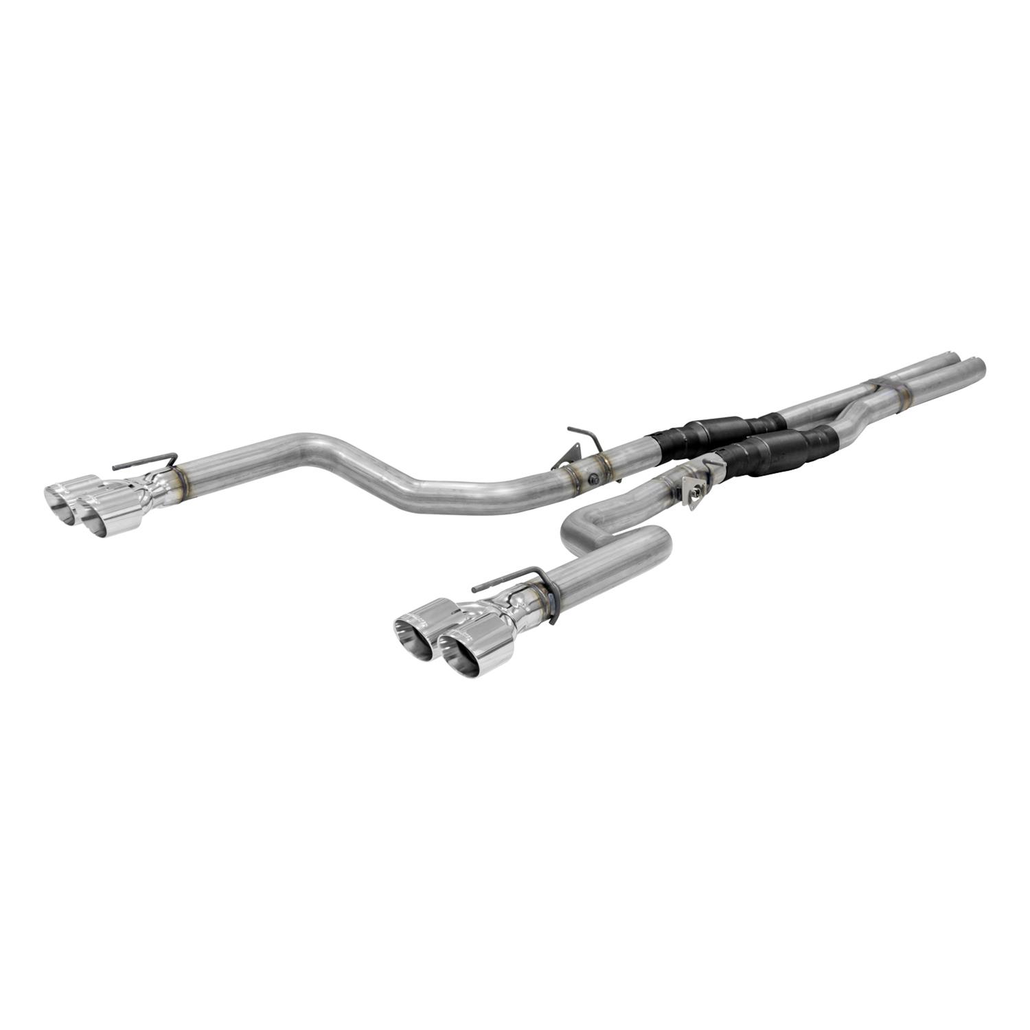Flowmaster Outlaw Series Exhaust Systems 817760 System, Series, Cat-back, Stainless Steel, Natural, DOR, Mod/Aggressive Sound, Dodge, Challenger, 6.4L, Kit