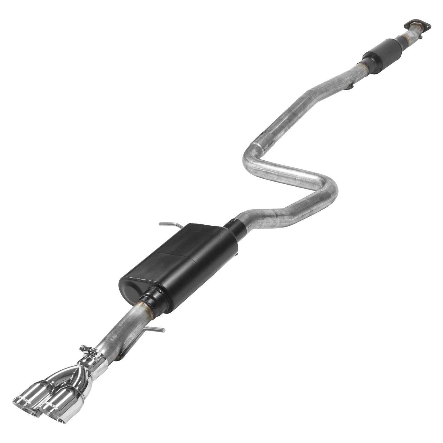 Flowmaster American Thunder Exhaust Systems 817784 System, Thunder, Cat-back, Stainless Steel, Natural, Polished Tip, Ford, 1.6L, Kit thumbnail 2