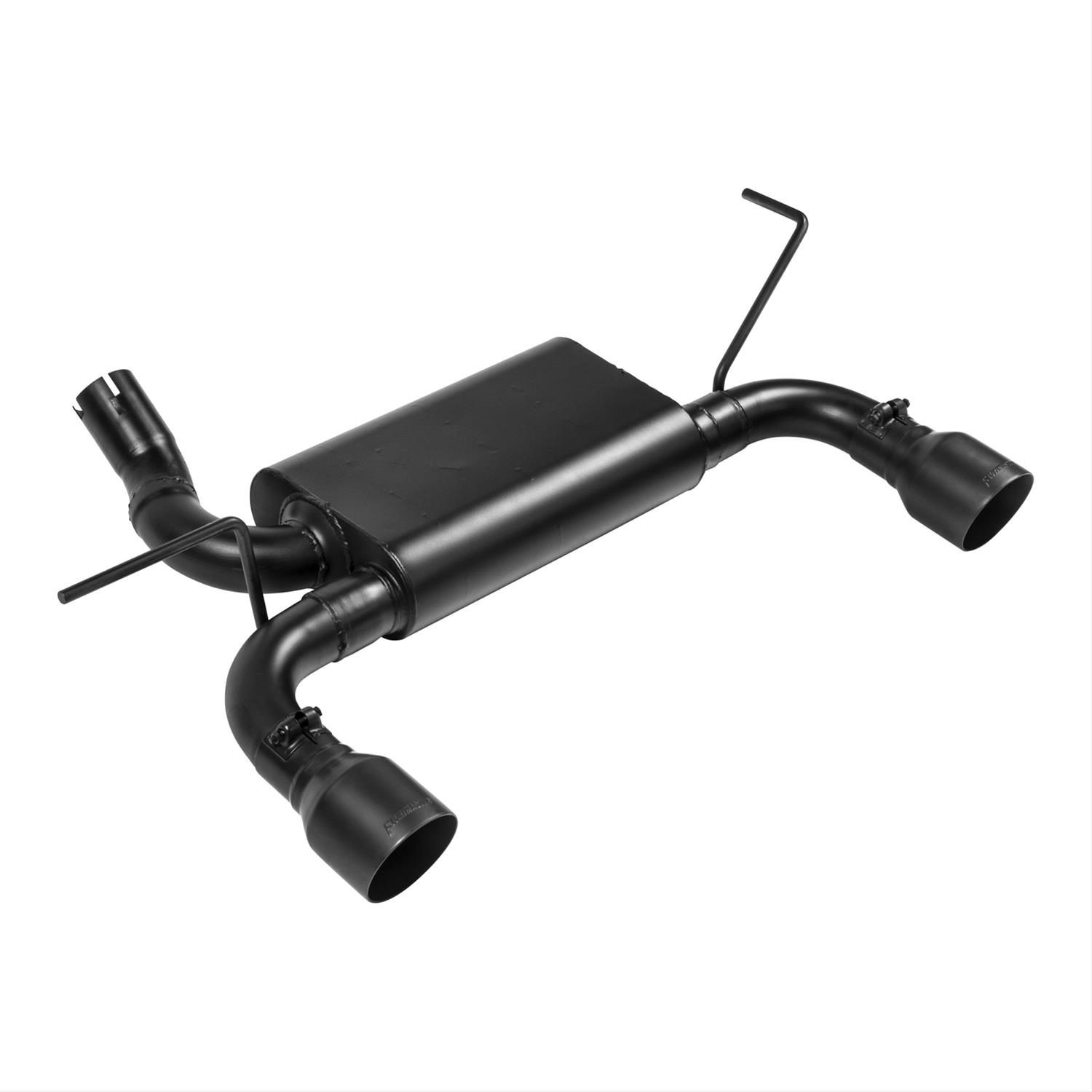 Flowmaster Force II Exhaust Systems for 2012-2017 WRANGLER, 2018 WRANGLER JK - 817790 Systems, II, Rear Axle-back, Single In/Dual Out, Stainless Steel, Black Ceramic Coated, Rear Exit, Black Tips, Jeep, 3.6L, Kit thumbnail 2