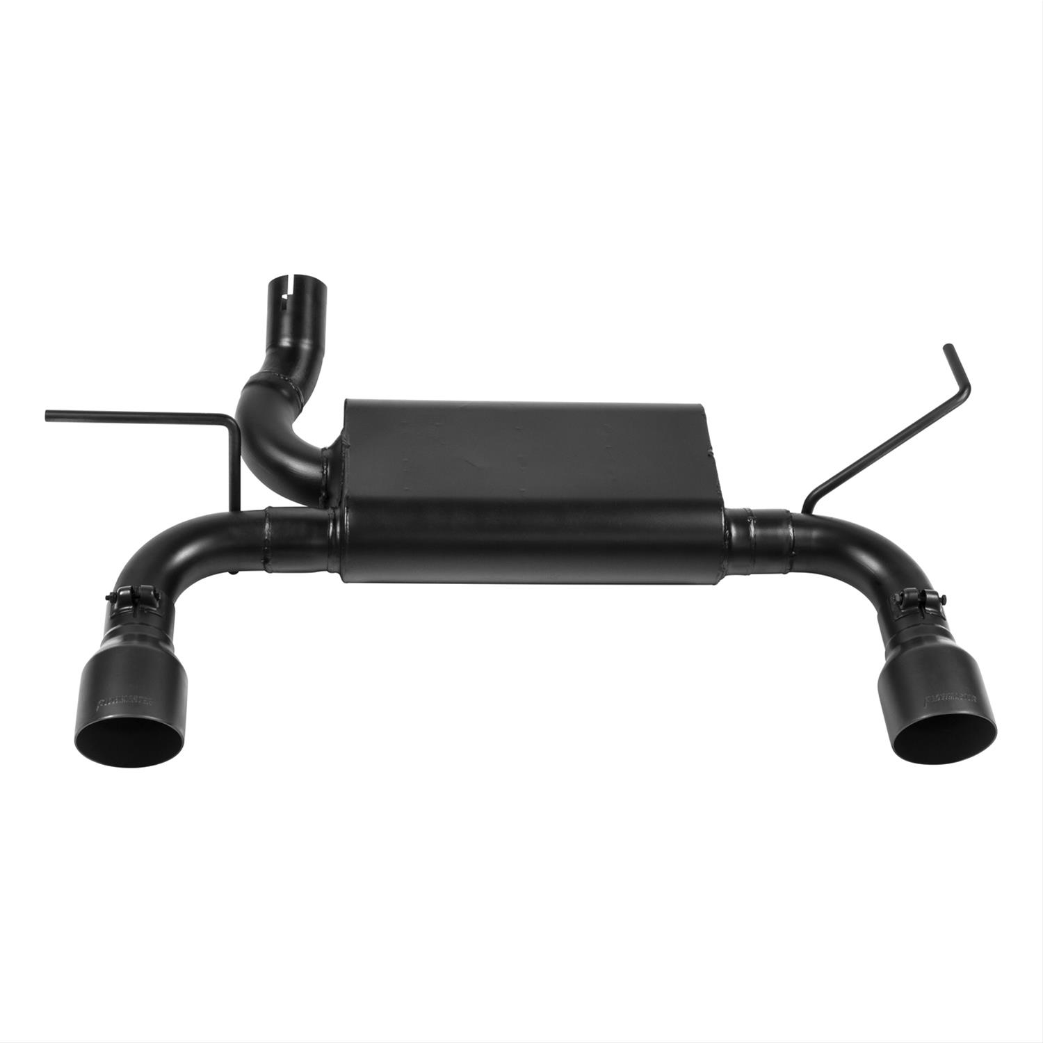 Flowmaster Force II Exhaust Systems for 2012-2017 WRANGLER, 2018 WRANGLER JK - 817790 Systems, II, Rear Axle-back, Single In/Dual Out, Stainless Steel, Black Ceramic Coated, Rear Exit, Black Tips, Jeep, 3.6L, Kit
